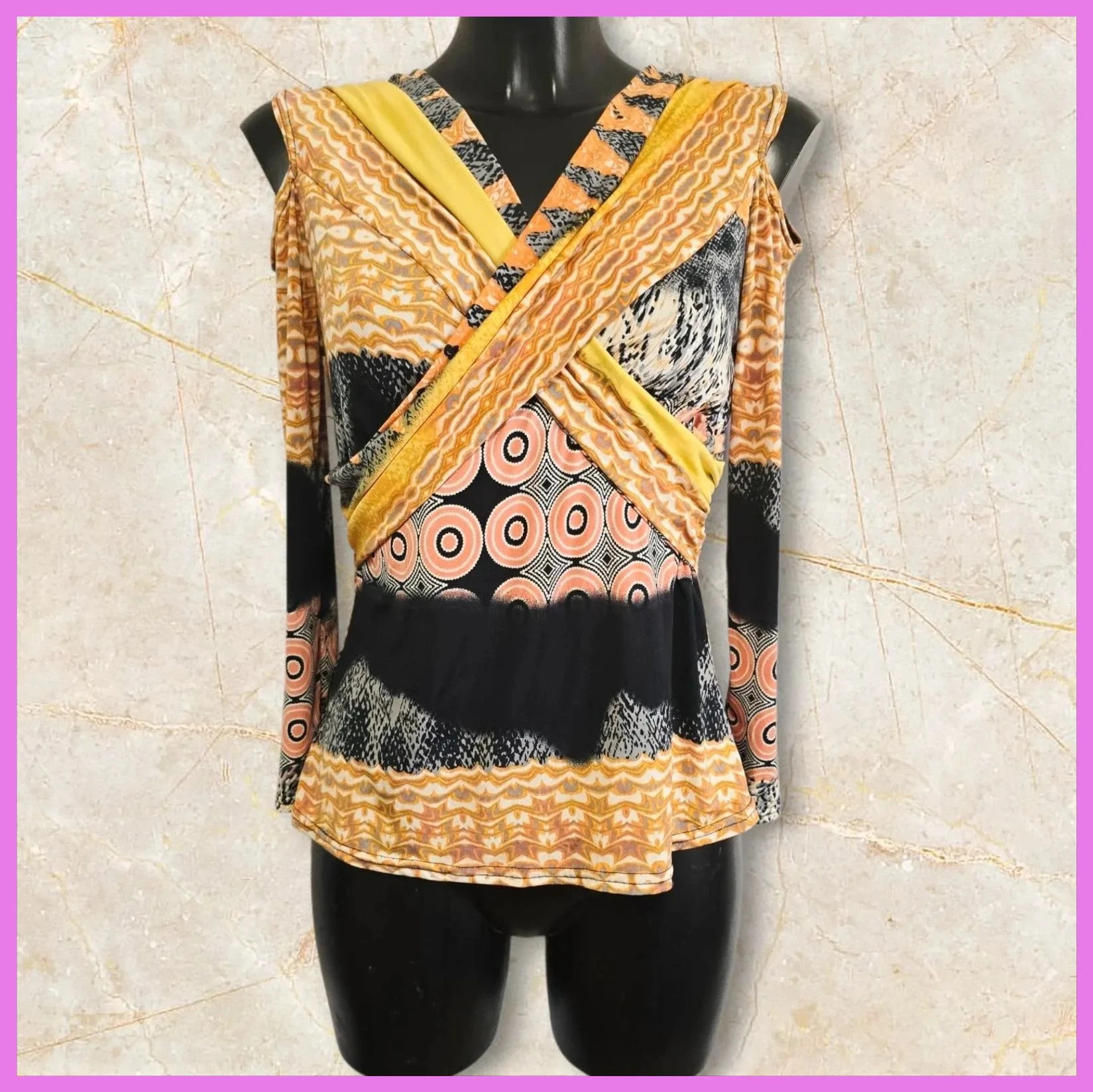 Blusa estampada talla única – esperance paris – taille Taille unique