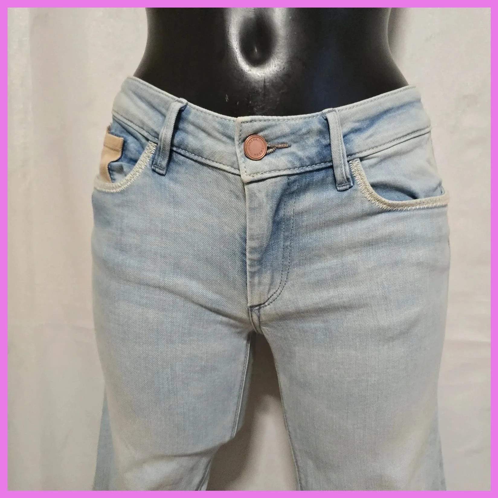Vaquero Cropped Slim Push up – Salsa – taille XS / 34 / 6 2
