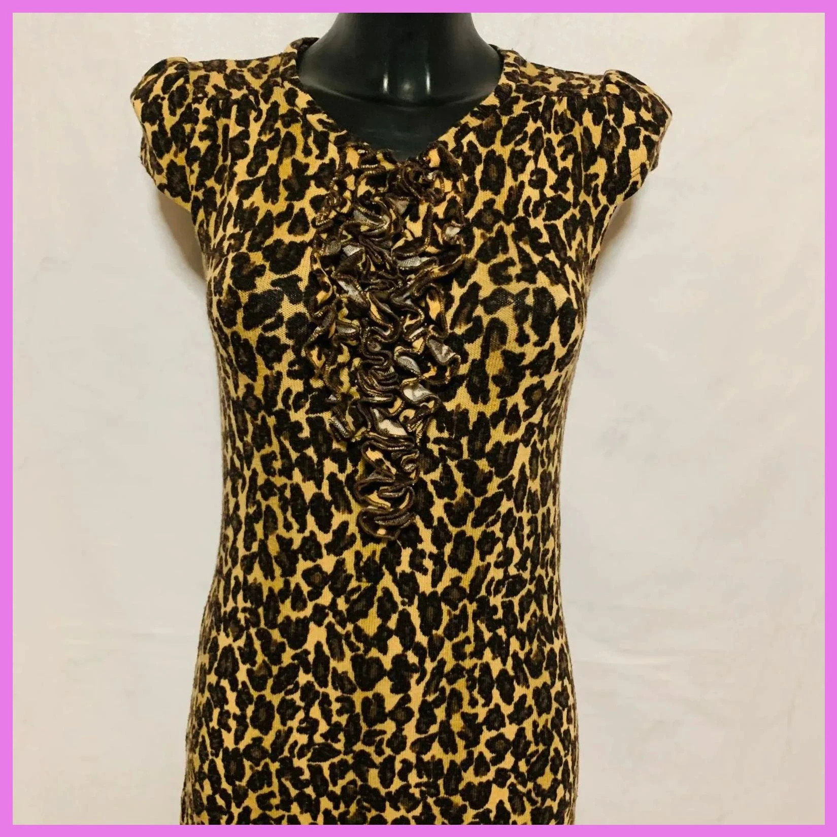 Vestido estampado talla 34 – Blanco – taille XS / 34 / 6 3