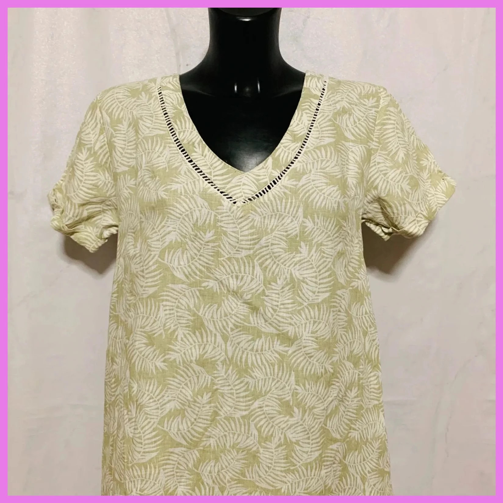 Vestido de lino para talla 42 – Vintage Dressing – taille Taille unique 2