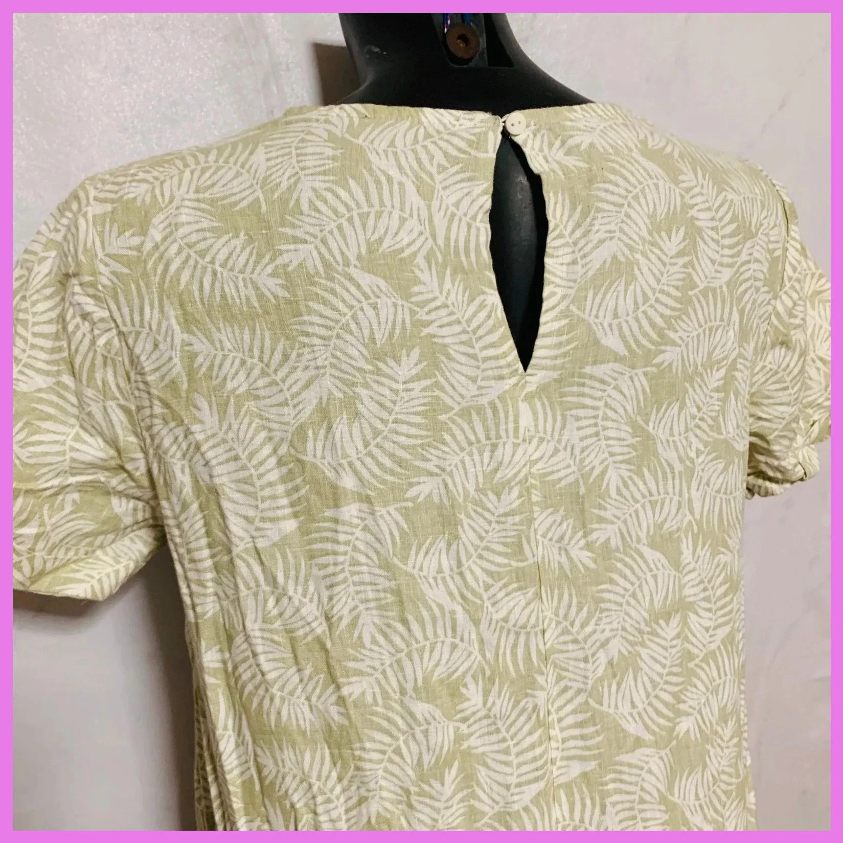 Vestido de lino para talla 42 – Vintage Dressing – taille Taille unique 5