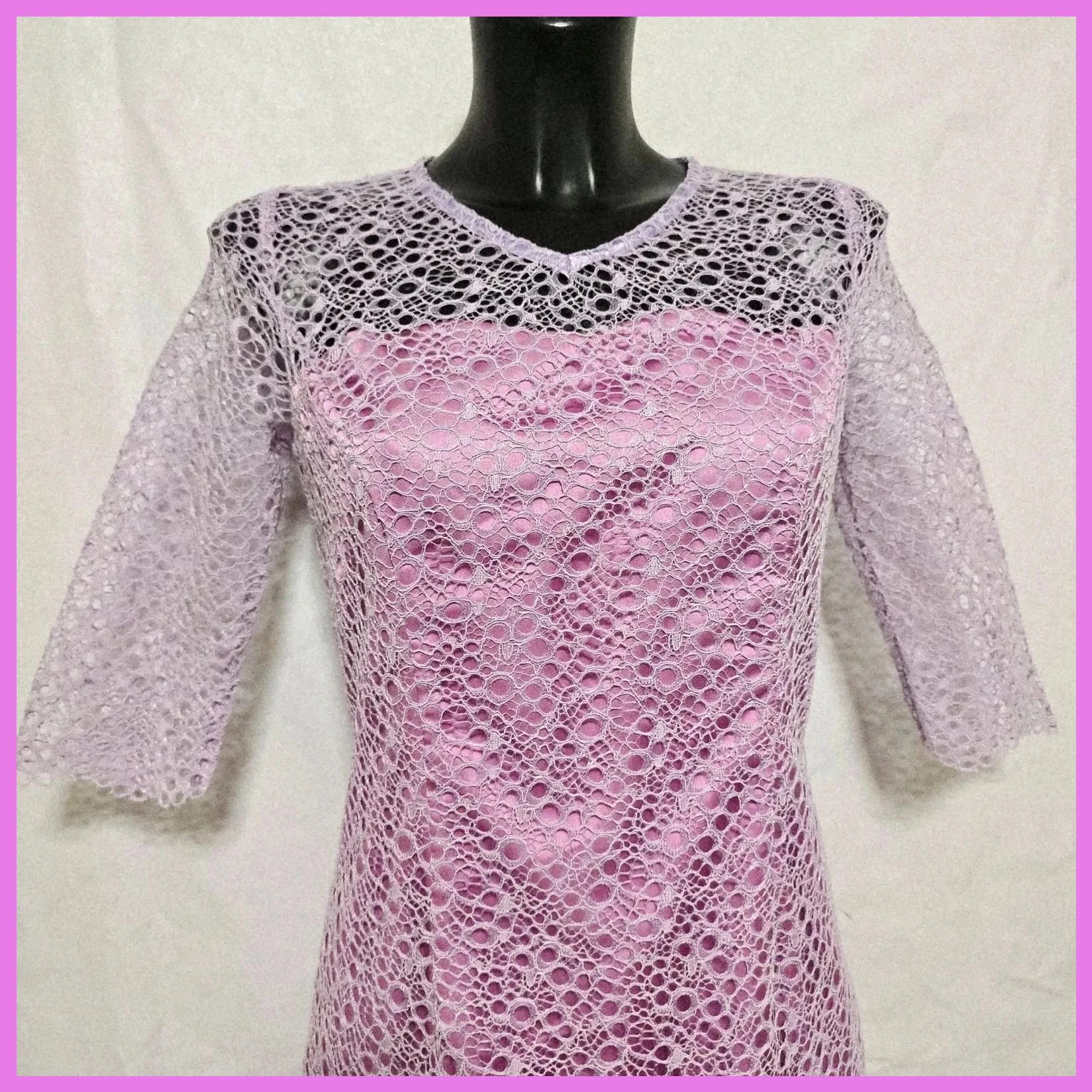 Vestido de encaje talla 38 – Carlo Pascual – taille M / 38 / 10 2