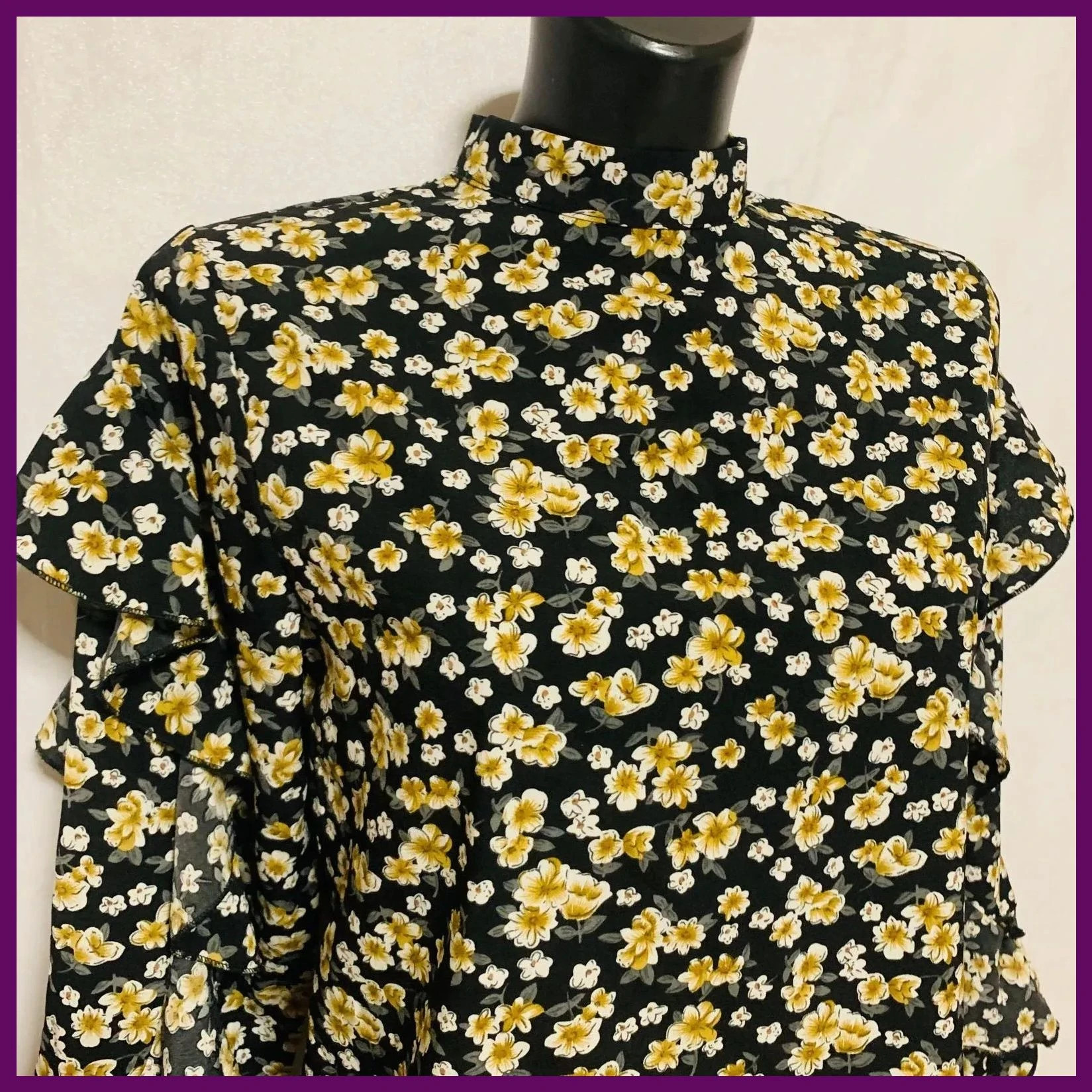 Blusa fina estampada – wmys – taille Taille unique 2