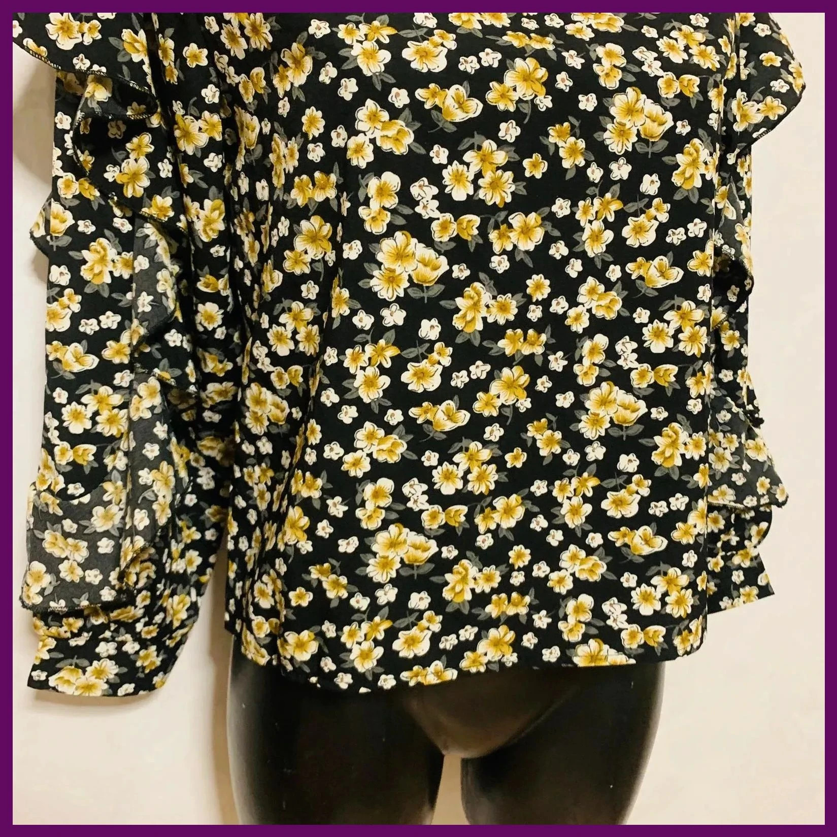 Blusa fina estampada – wmys – taille Taille unique 3