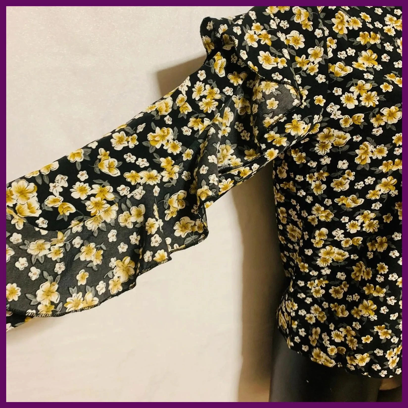 Blusa fina estampada – wmys – taille Taille unique 4