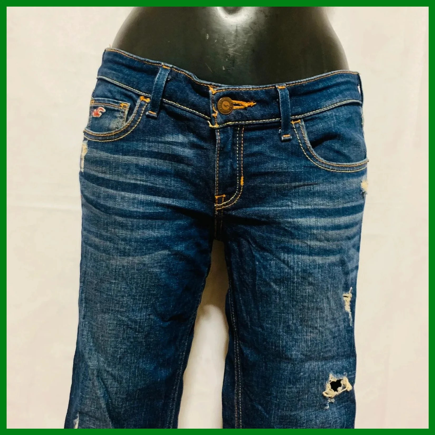 Vaquero pitillo talla 27 x 33 – Hollister – taille M / 38 / 10 2