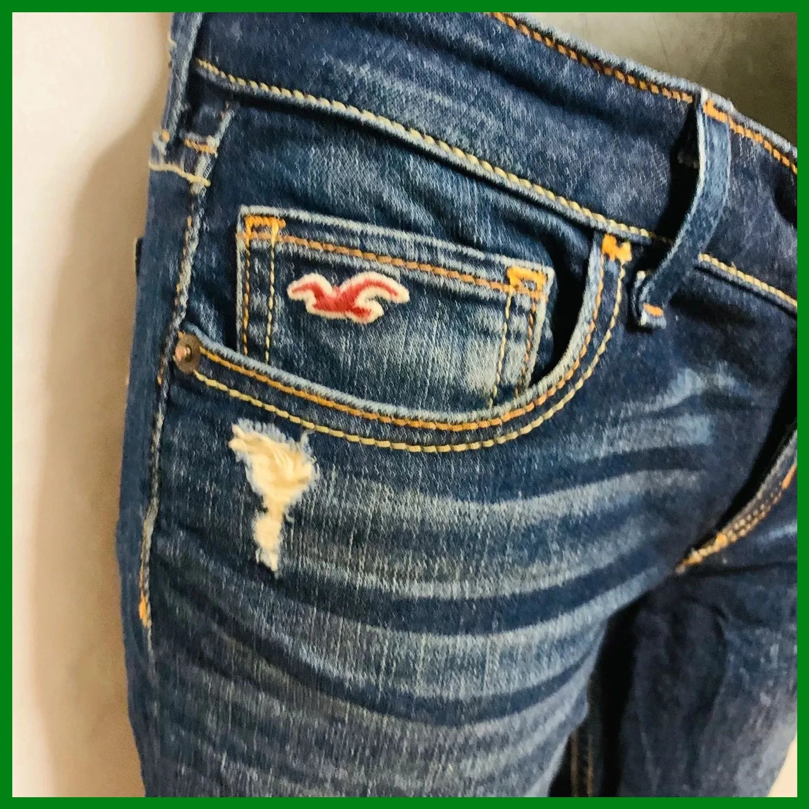 Vaquero pitillo talla 27 x 33 – Hollister – taille M / 38 / 10 4
