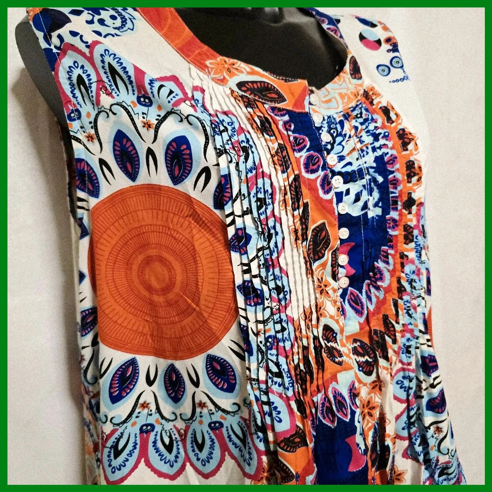 Vestido estampado multicolor – Noor – taille XL / 42 / 14 3