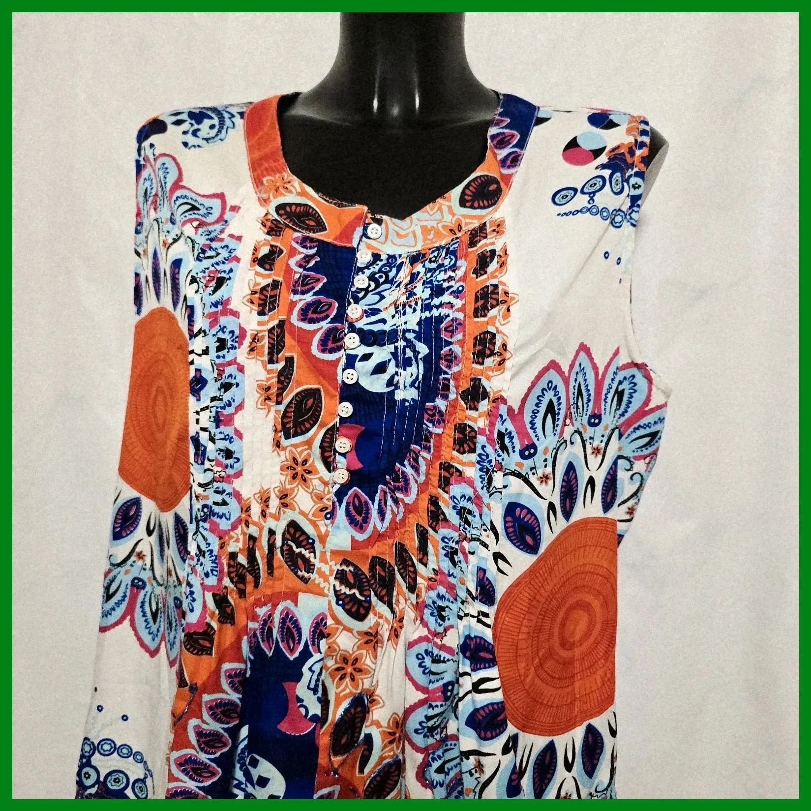 Vestido estampado multicolor – Noor – taille XL / 42 / 14 2