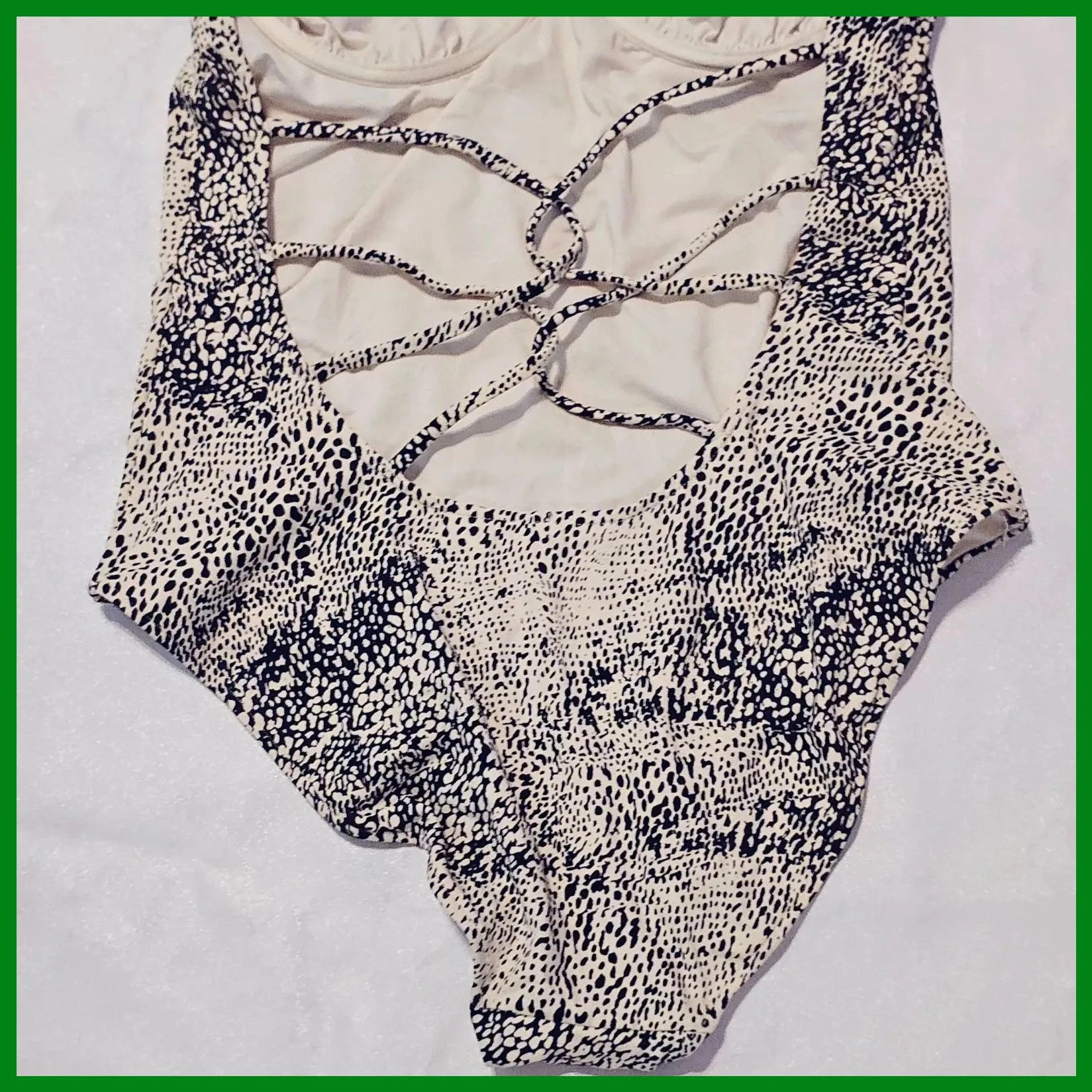 Bañador estampado vintage – Vintage Dressing – taille XL / 42 / 14 4