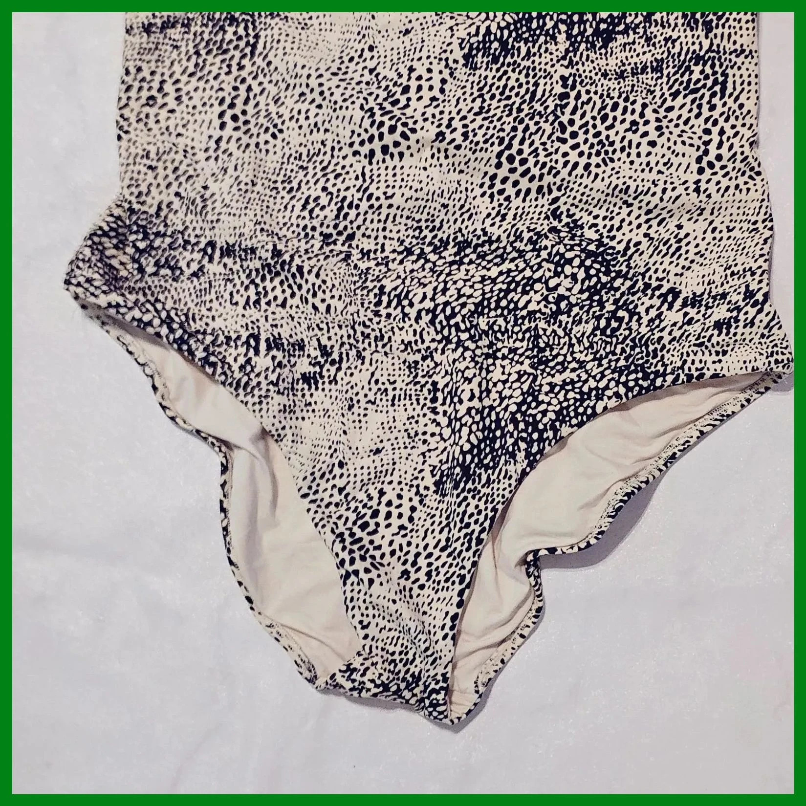 Bañador estampado vintage – Vintage Dressing – taille XL / 42 / 14 3