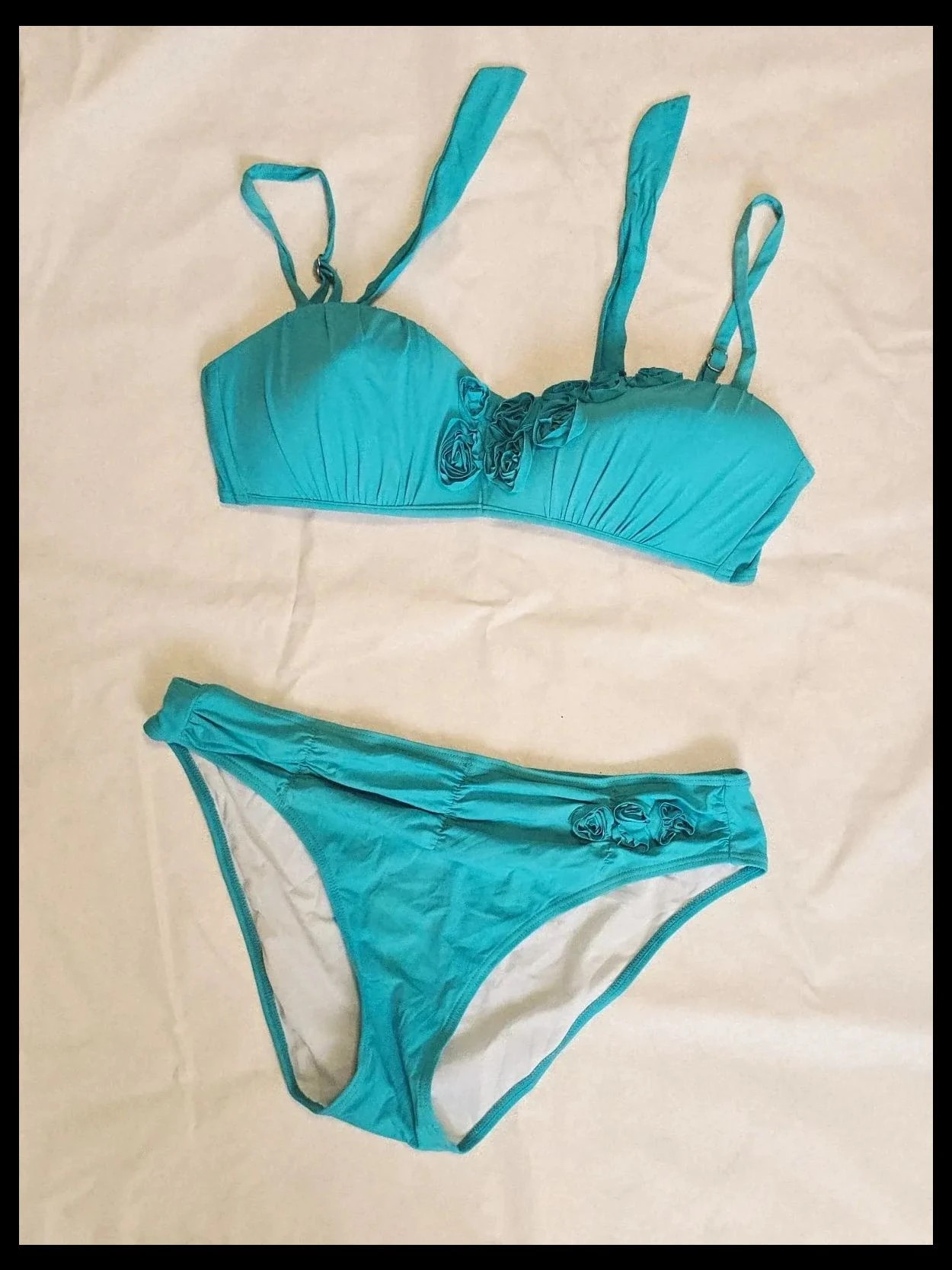 Bikini turquesa talla 42