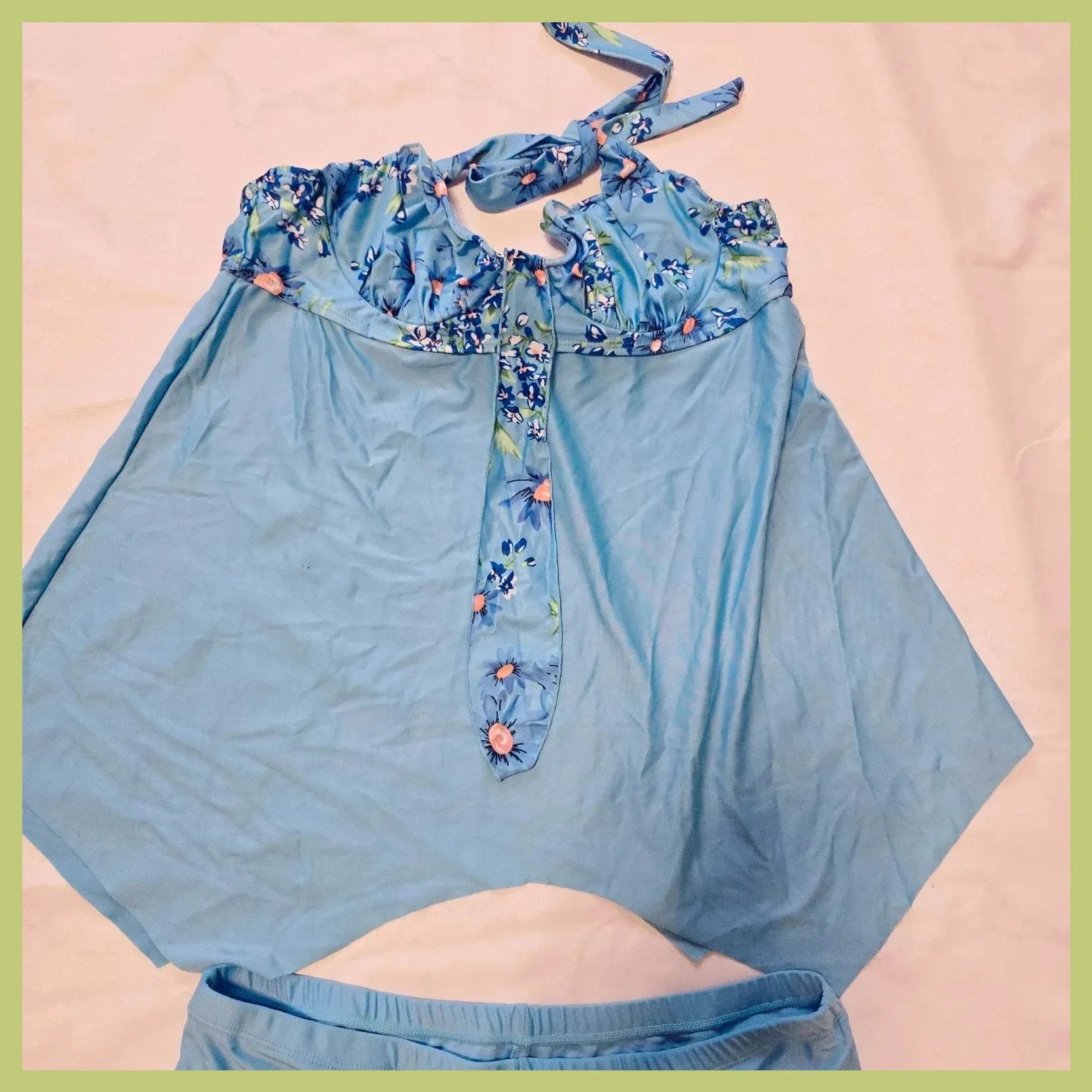 Tankini azul claro – Vintage Dressing – taille XXL / 44 / 16 2