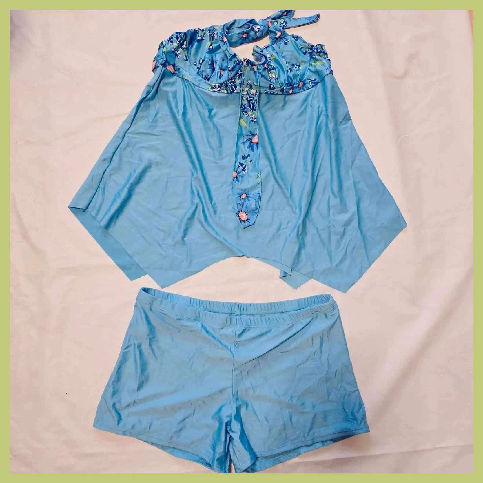 Tankini azul claro – Vintage Dressing – taille XXL / 44 / 16