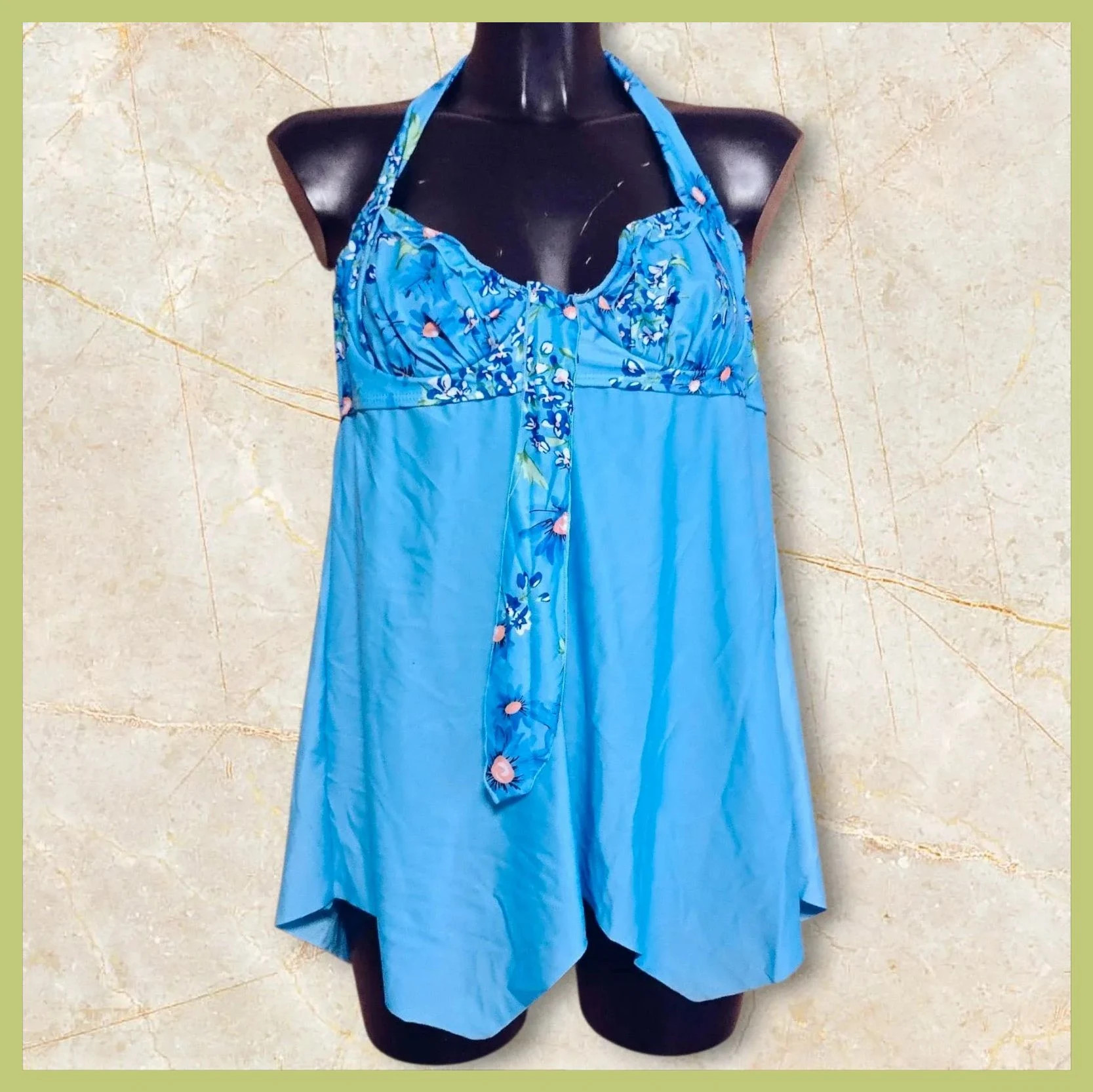 Tankini azul claro – Vintage Dressing – taille XXL / 44 / 16 5