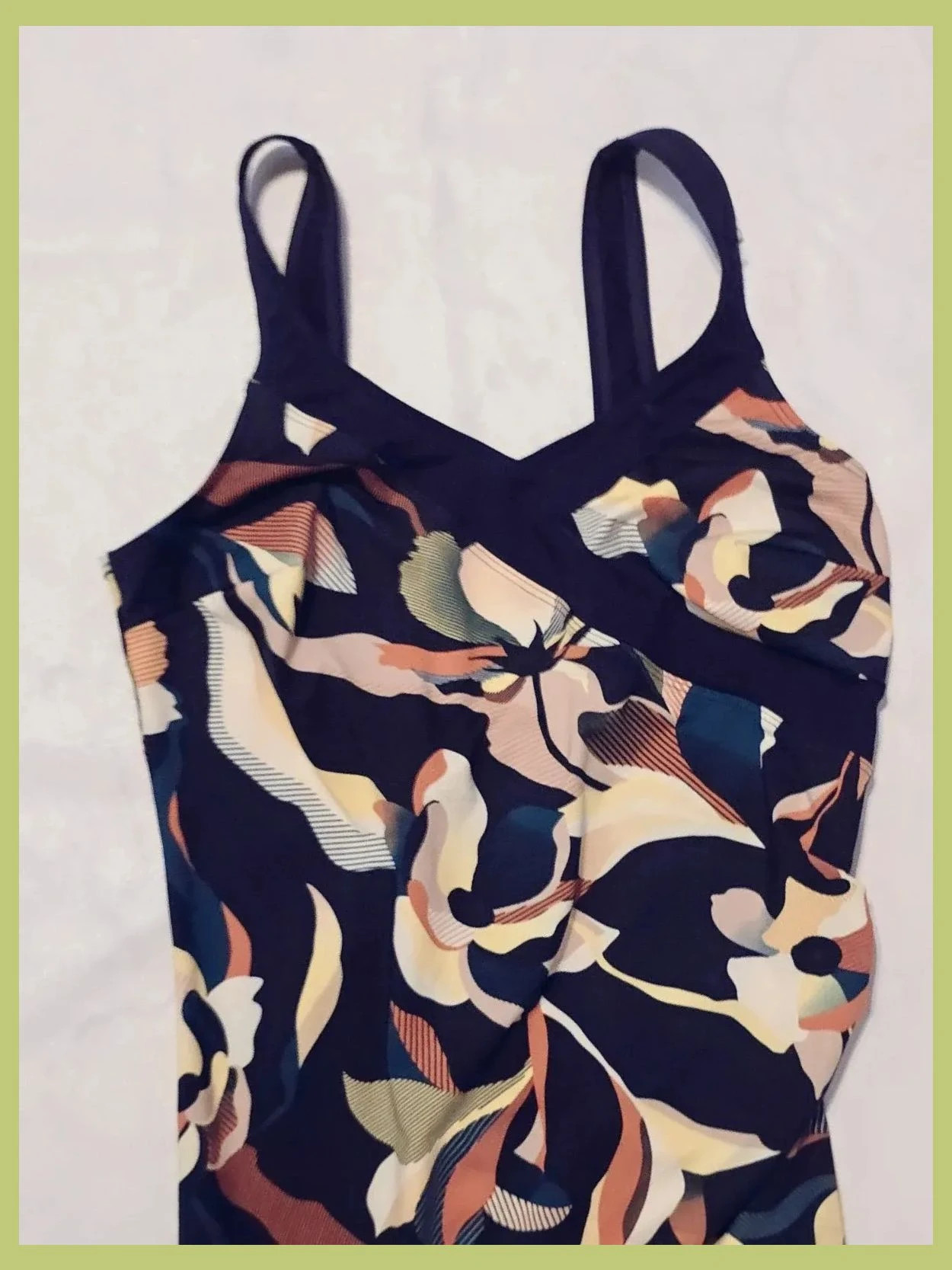 Bañador estampado vintage – Vintage Dressing – taille L / 40 / 12 3