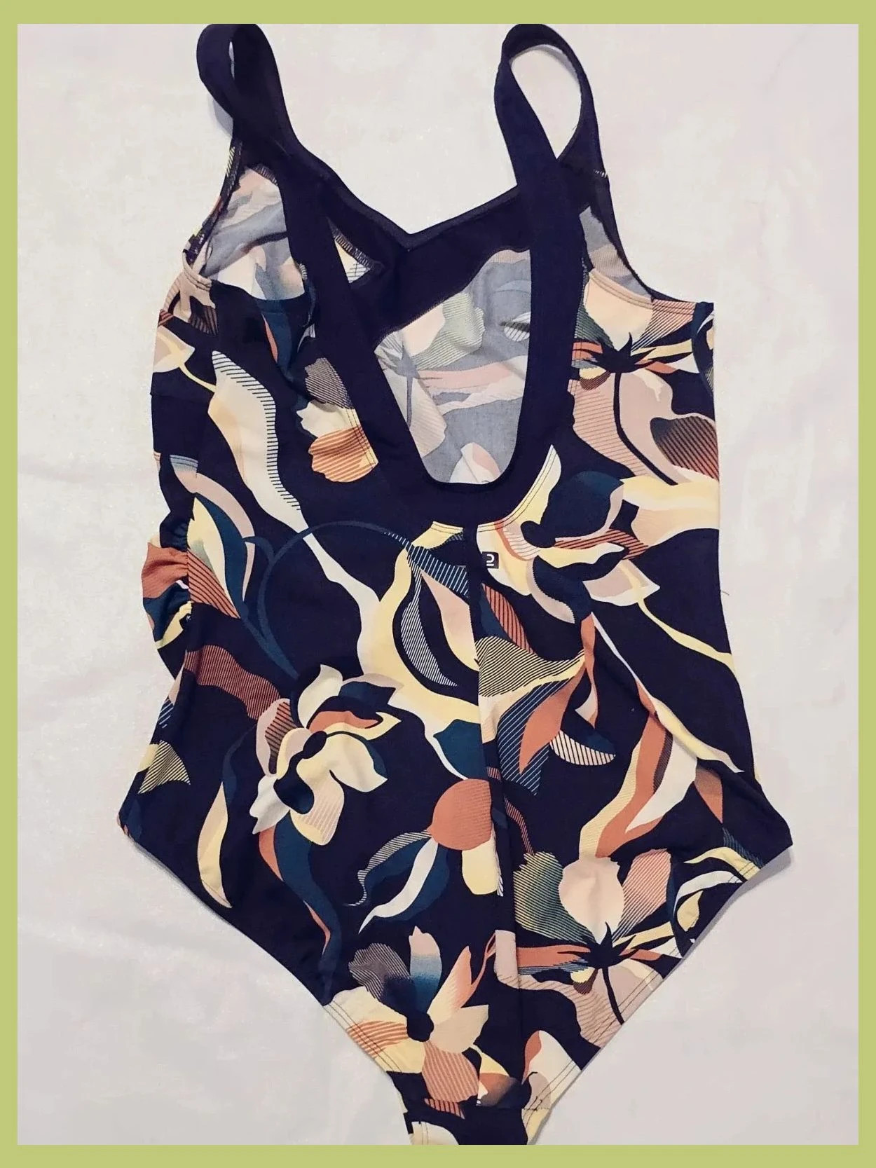 Bañador estampado vintage – Vintage Dressing – taille L / 40 / 12 5