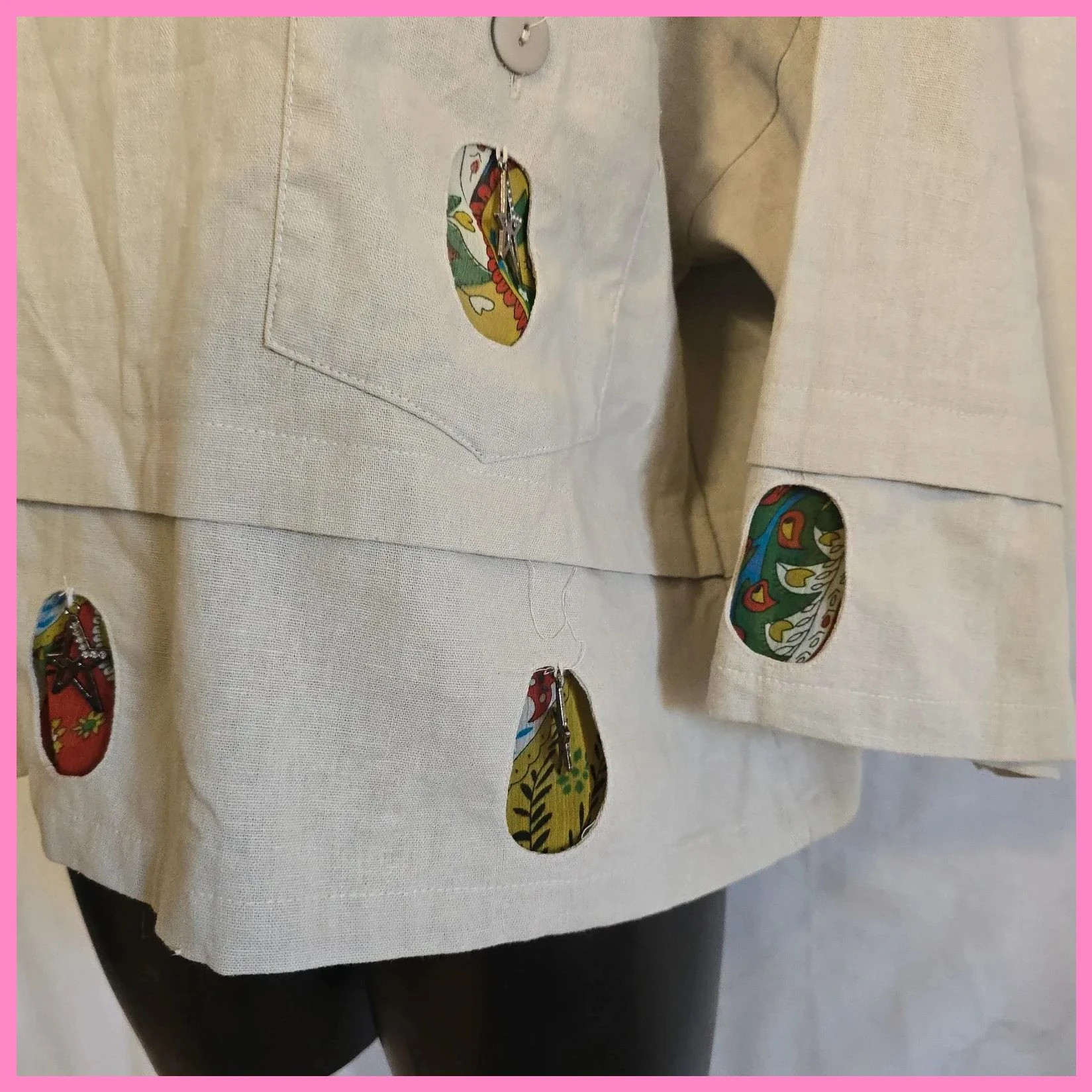 Blusa Oversize de lino y algodón – NESLAY – taille Autre 5