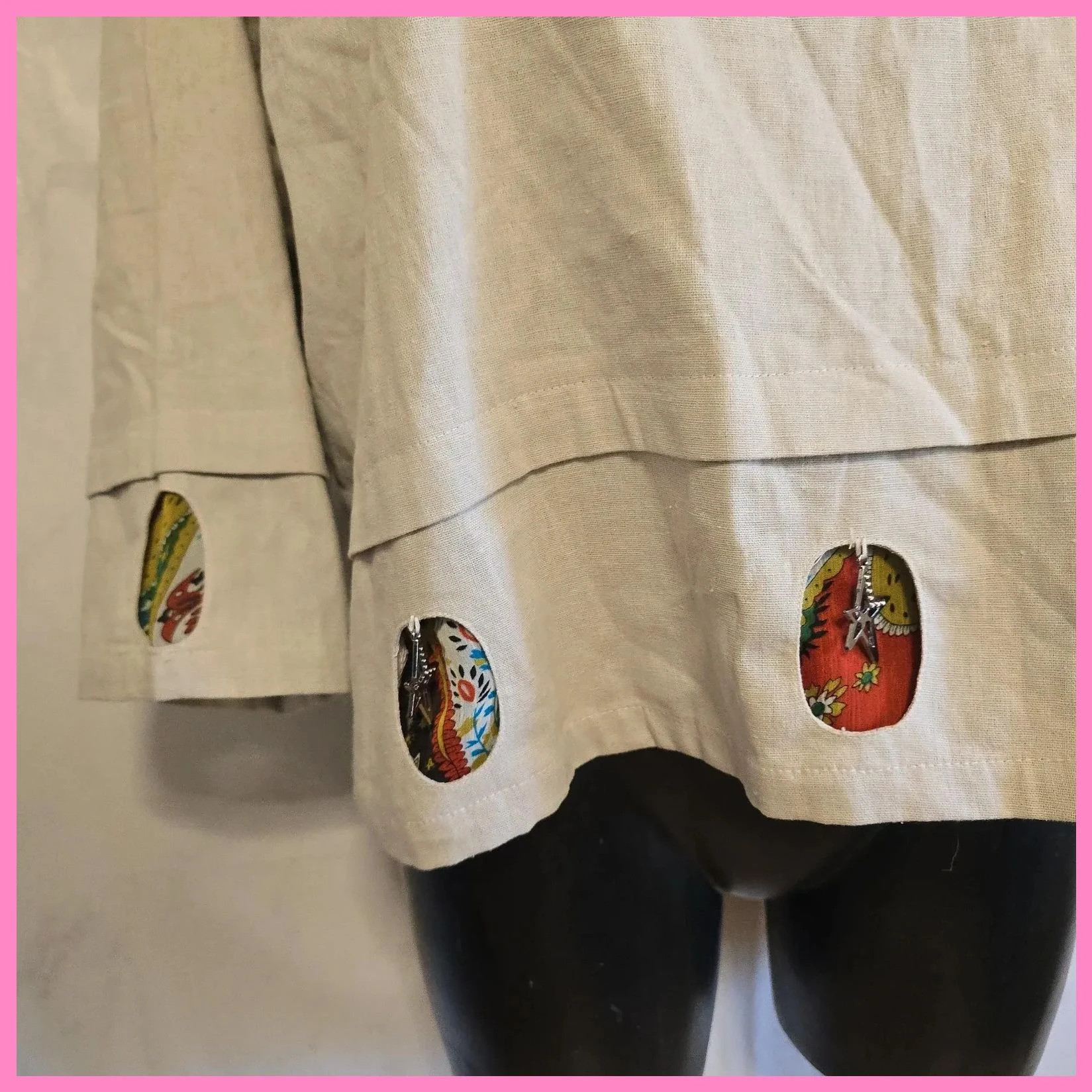 Blusa Oversize de lino y algodón – NESLAY – taille Autre 3