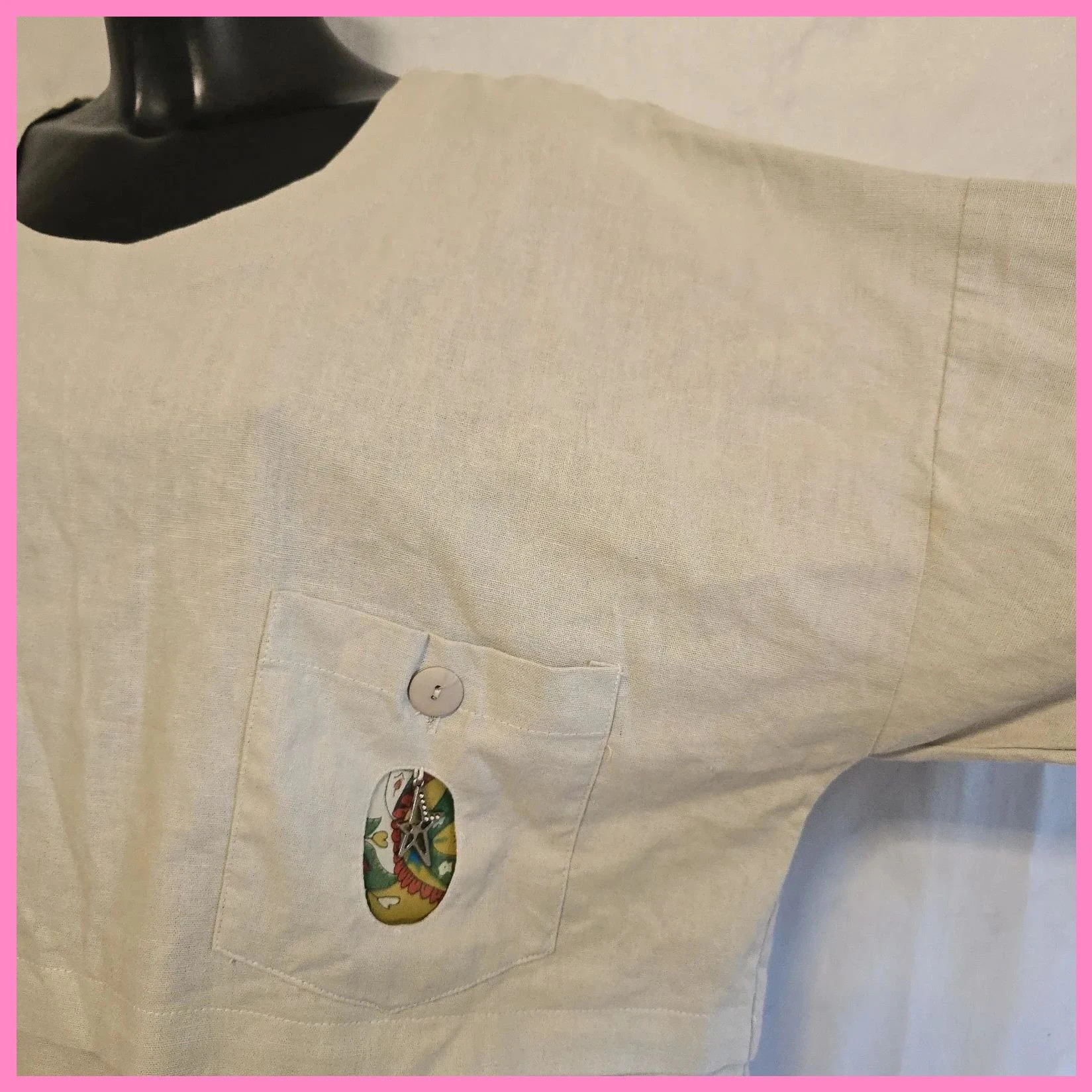 Blusa Oversize de lino y algodón – NESLAY – taille Autre 4