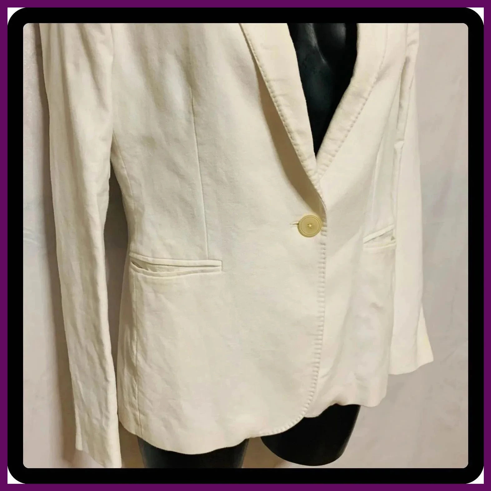 Blazer blanco talla 42 – Massimo Dutti – taille XL / 42 / 14 3