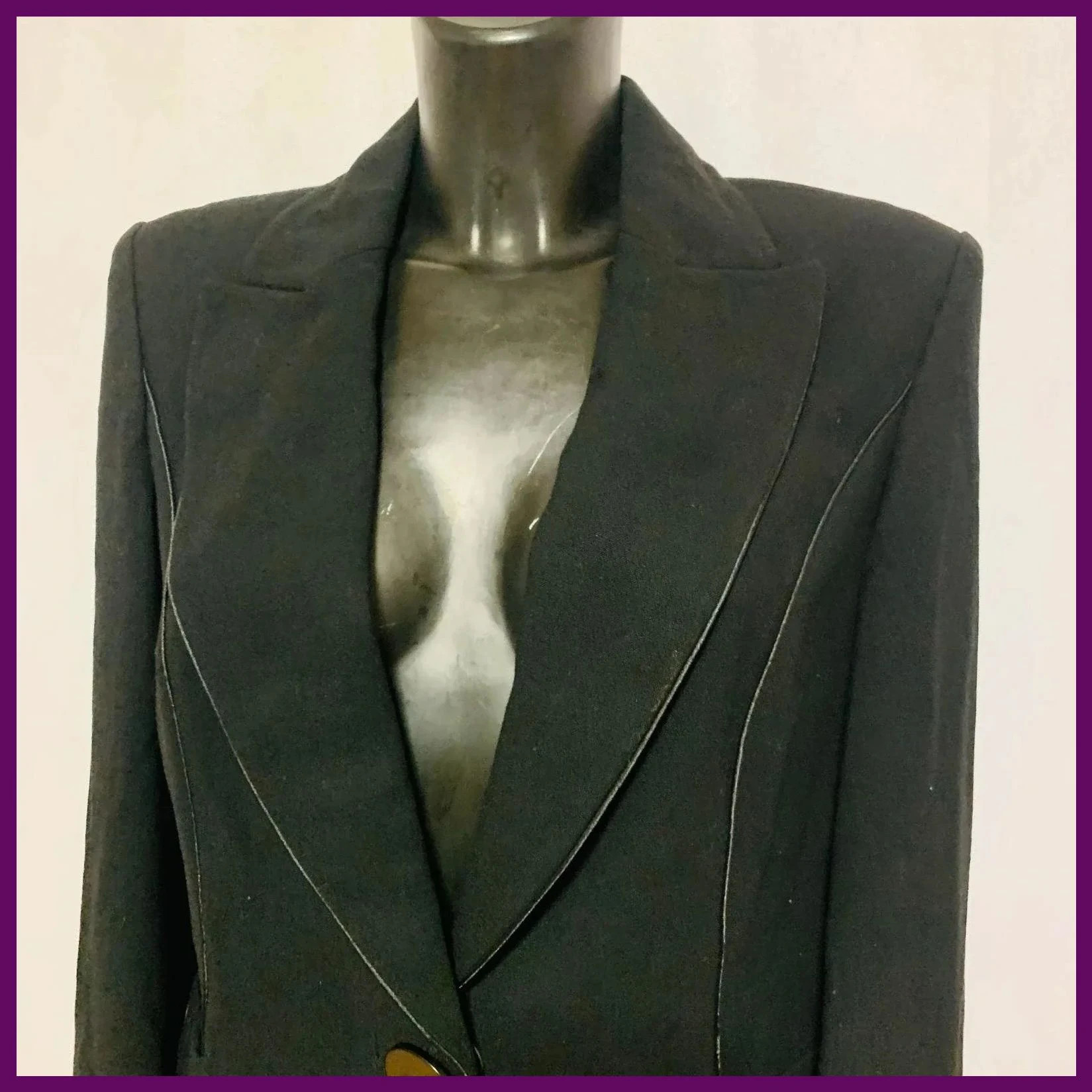 Blazer negro talla 42 – M&S Autograph – taille XL / 42 / 14 3