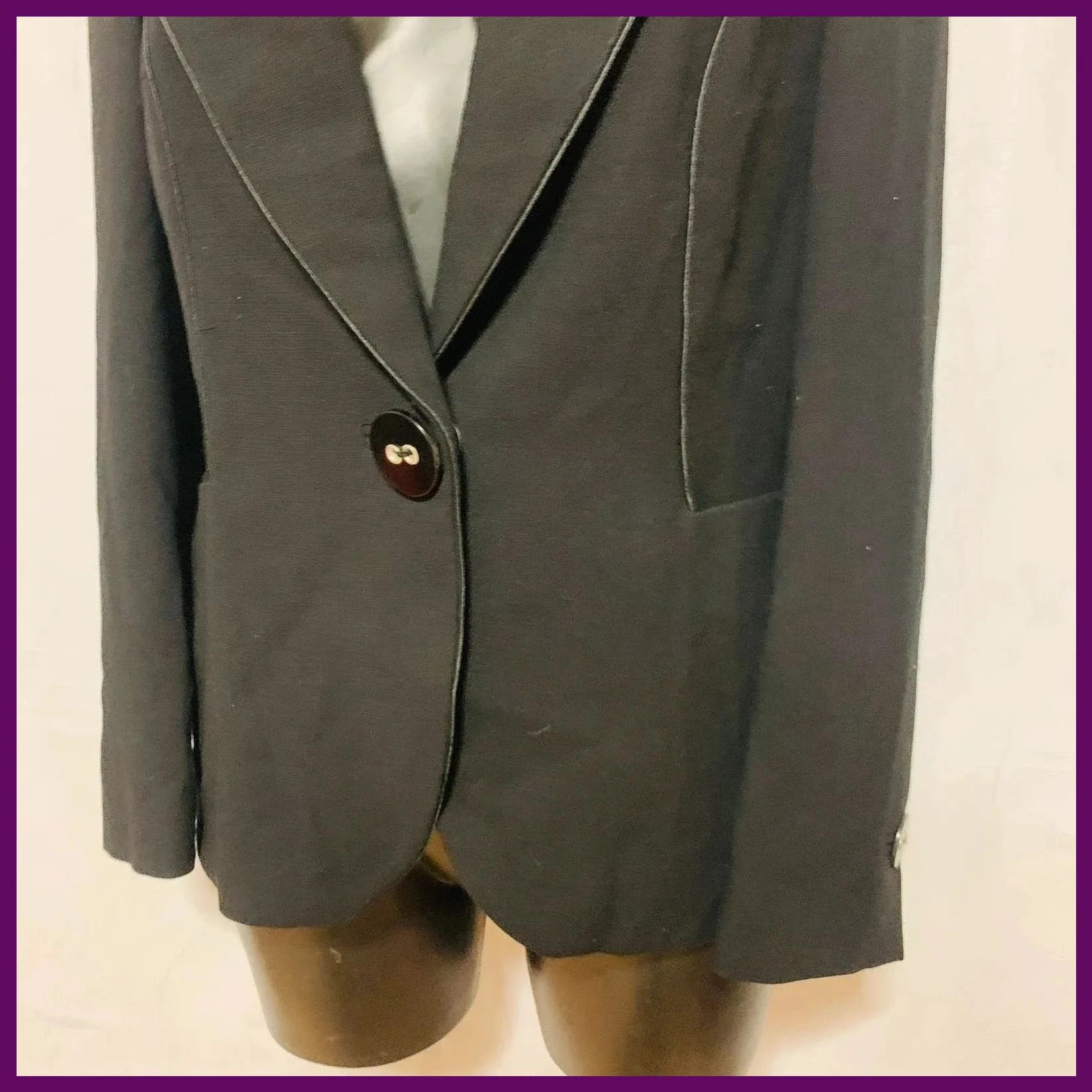 Blazer negro talla 42 – M&S Autograph – taille XL / 42 / 14 4