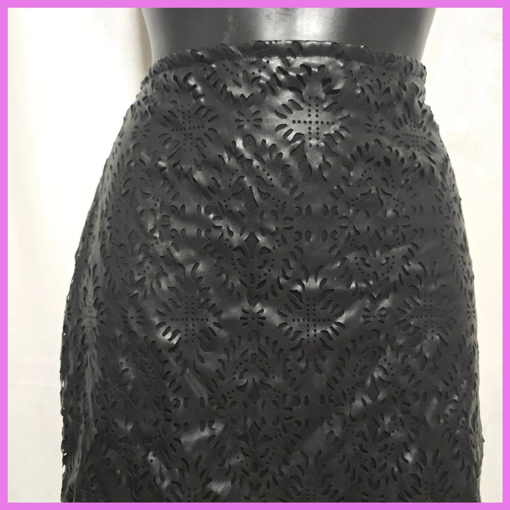 Minifalda de polipiel talla 38 – Zinzane – taille M / 38 / 10 4