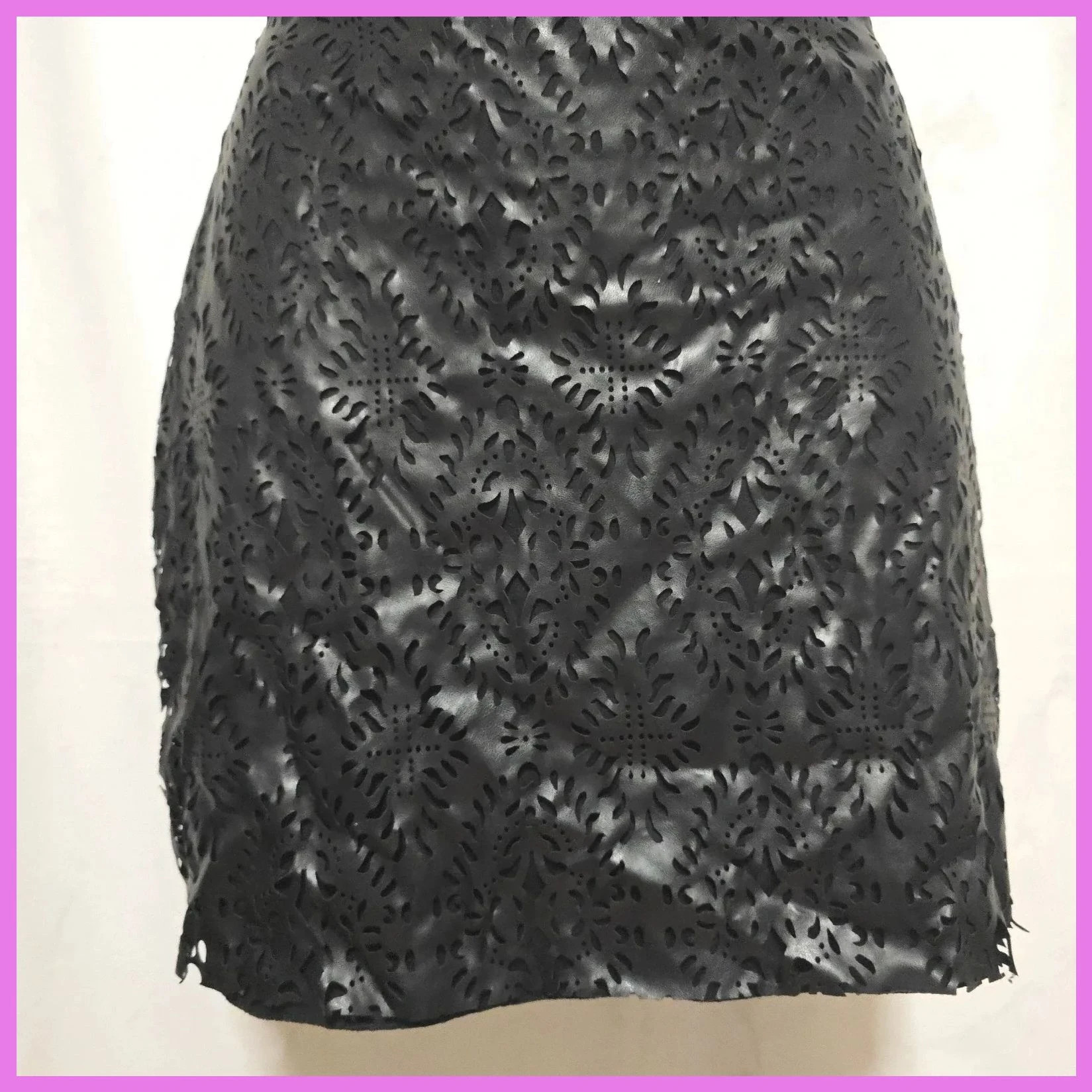 Minifalda de polipiel talla 38 – Zinzane – taille M / 38 / 10 5
