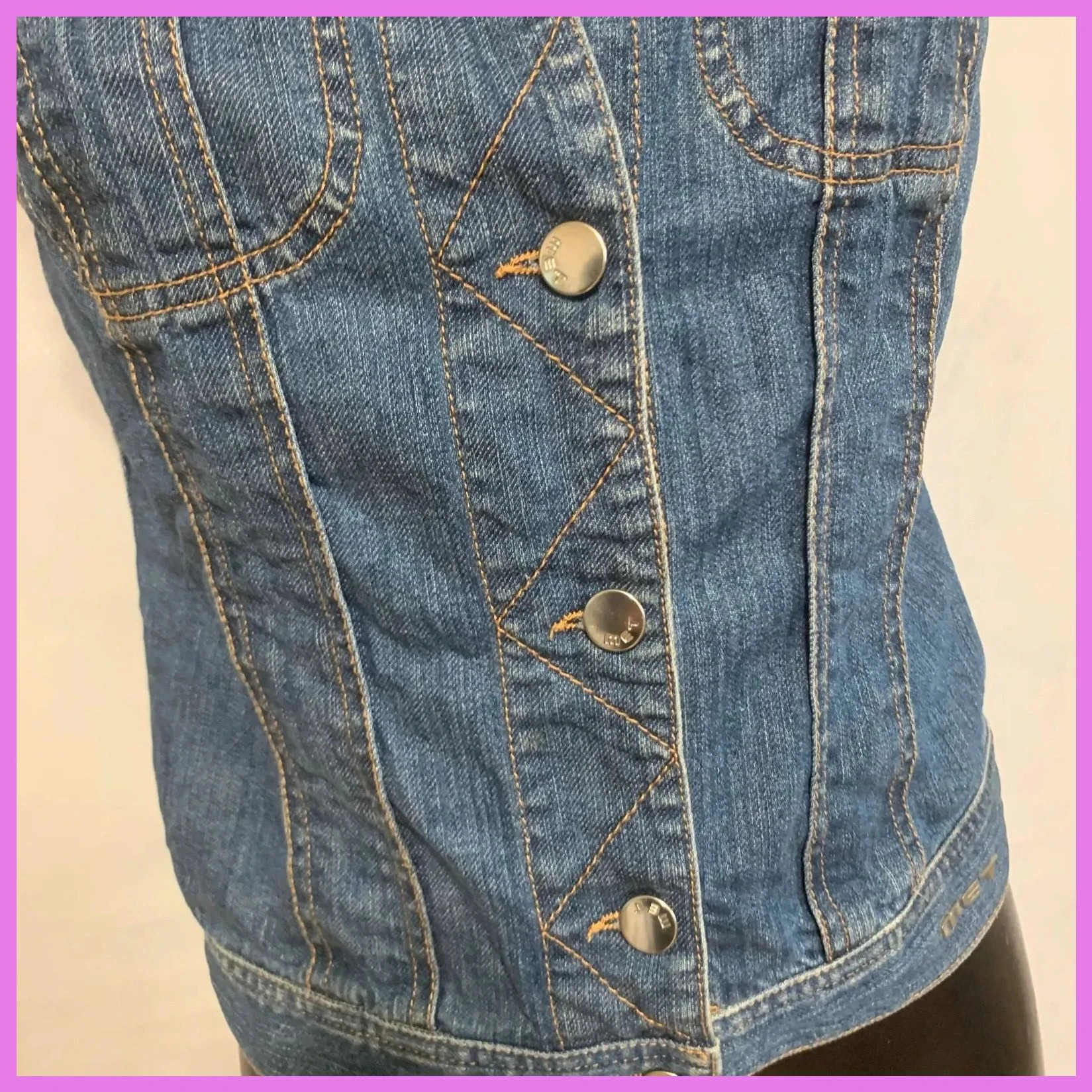 Chaleco vaquero talla 36 – Met – taille S / 36 / 8 4
