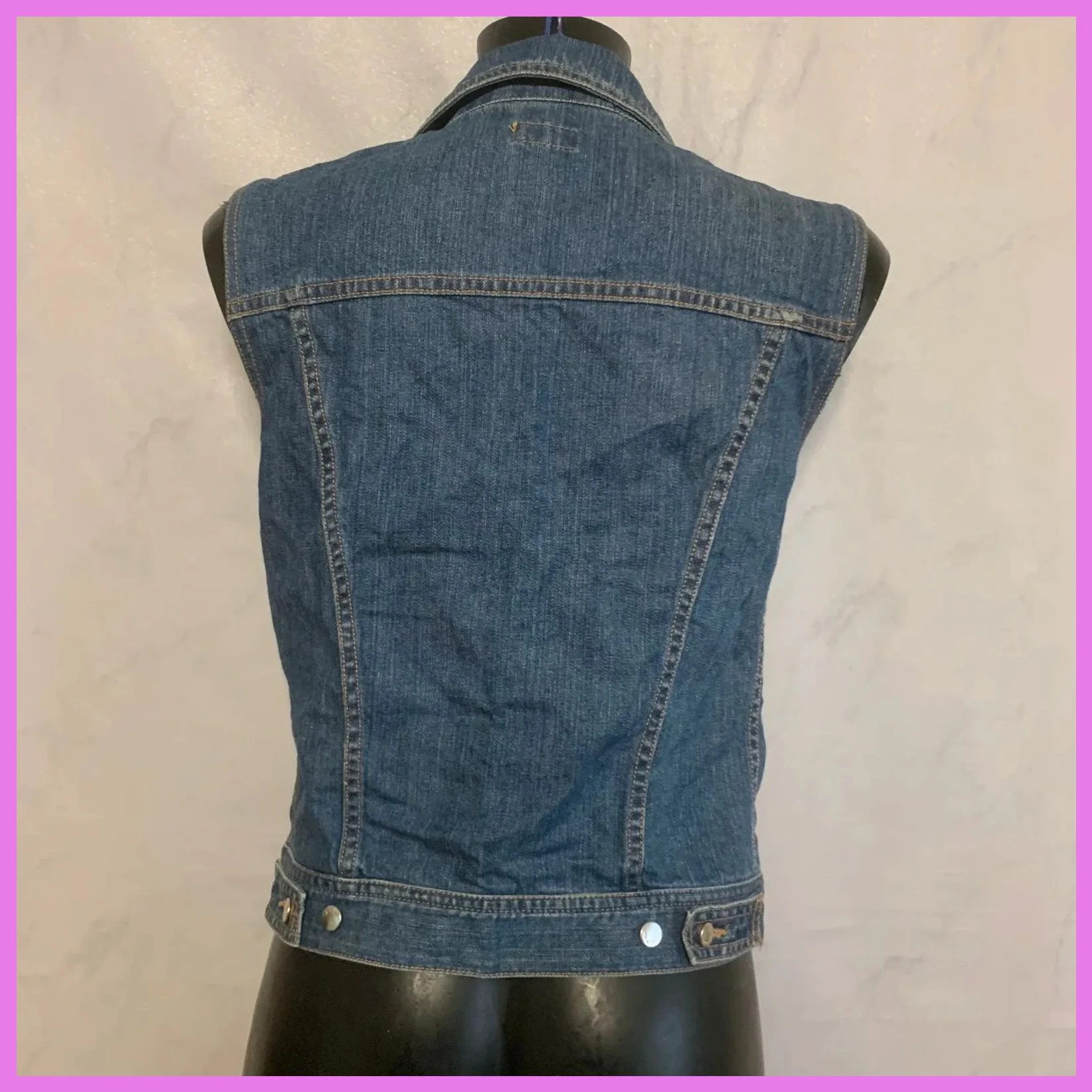 Chaleco vaquero talla 36 – Met – taille S / 36 / 8 5