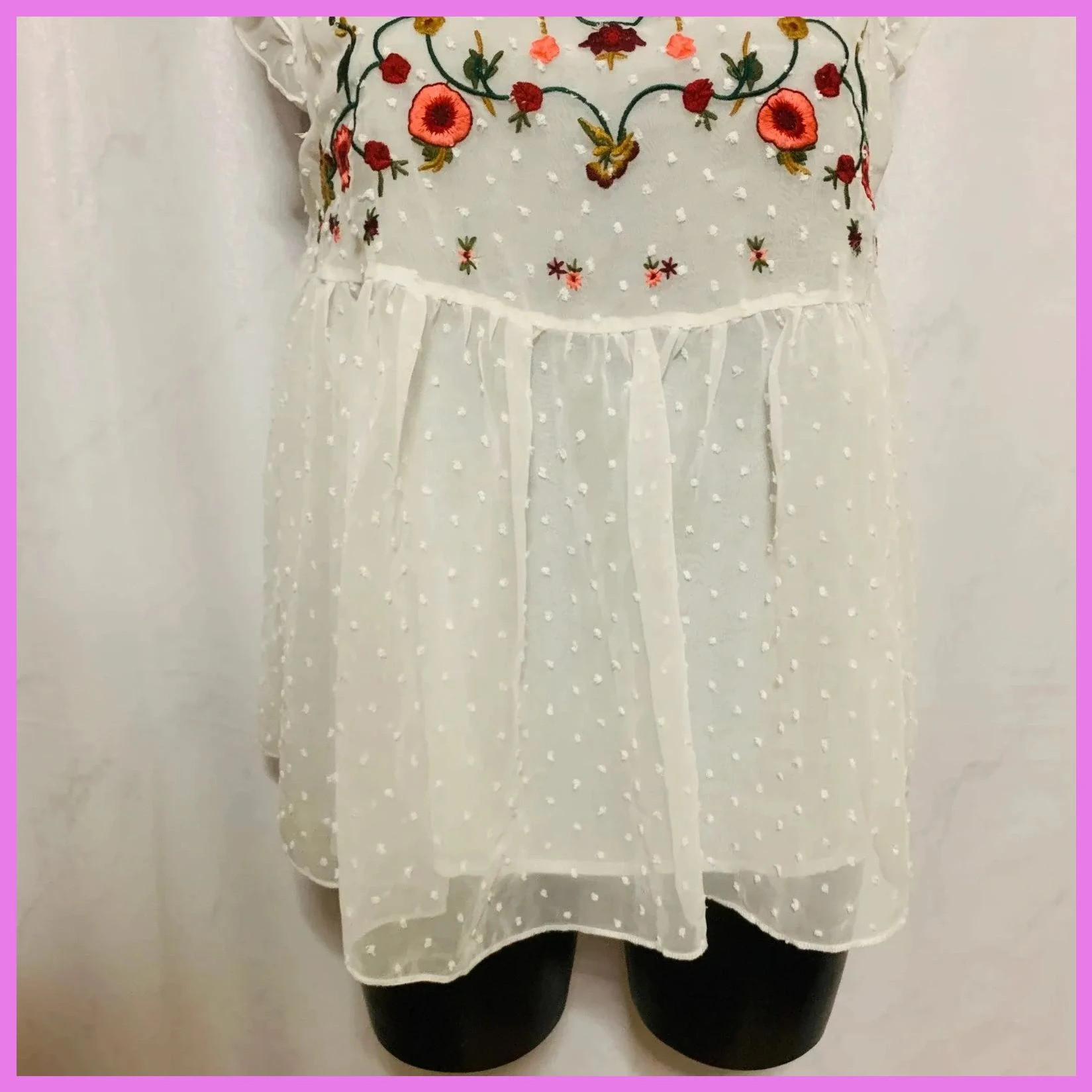 Blusa bordada talla única – Lilie Rose – taille Taille unique 3