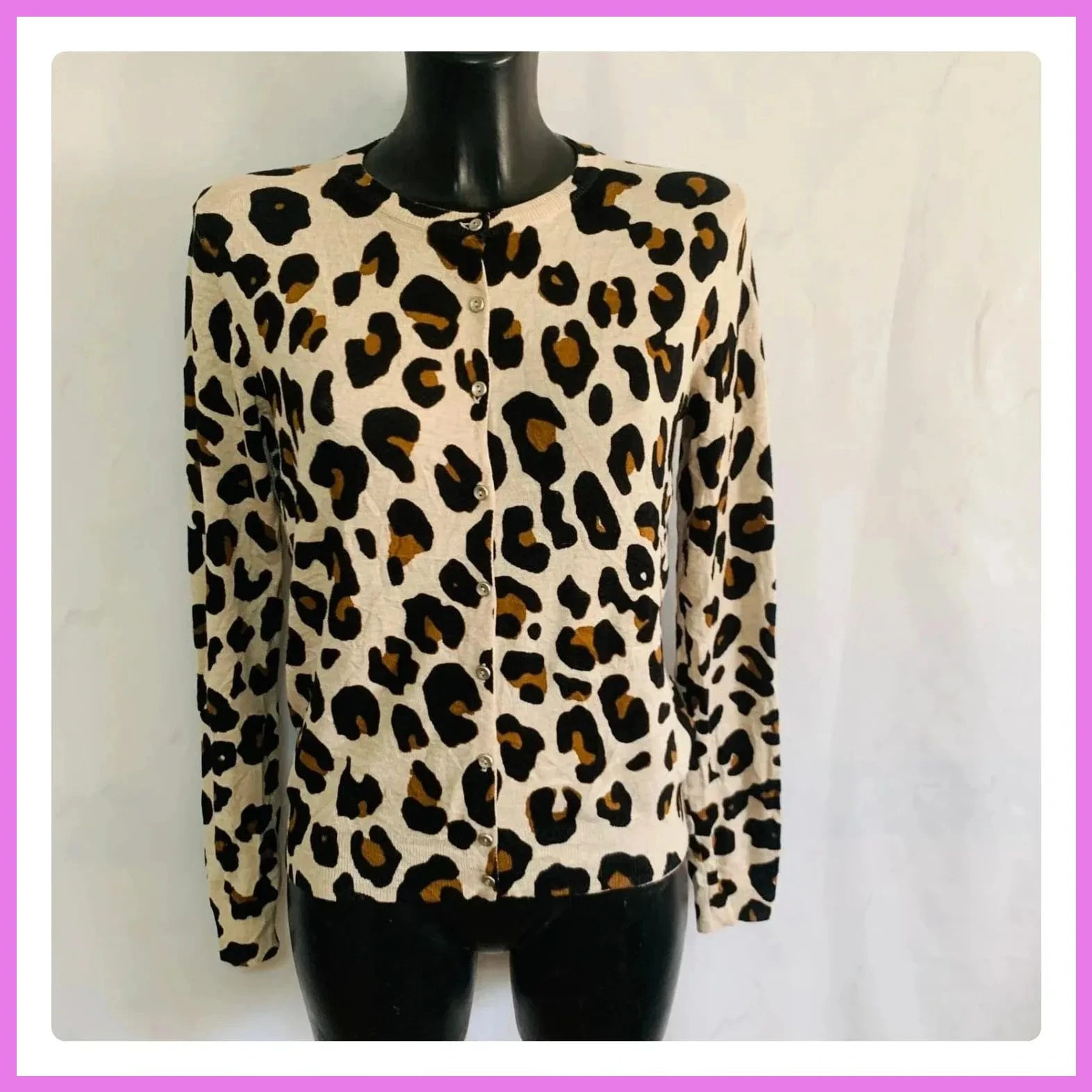 Cárdigan estampado talla 40