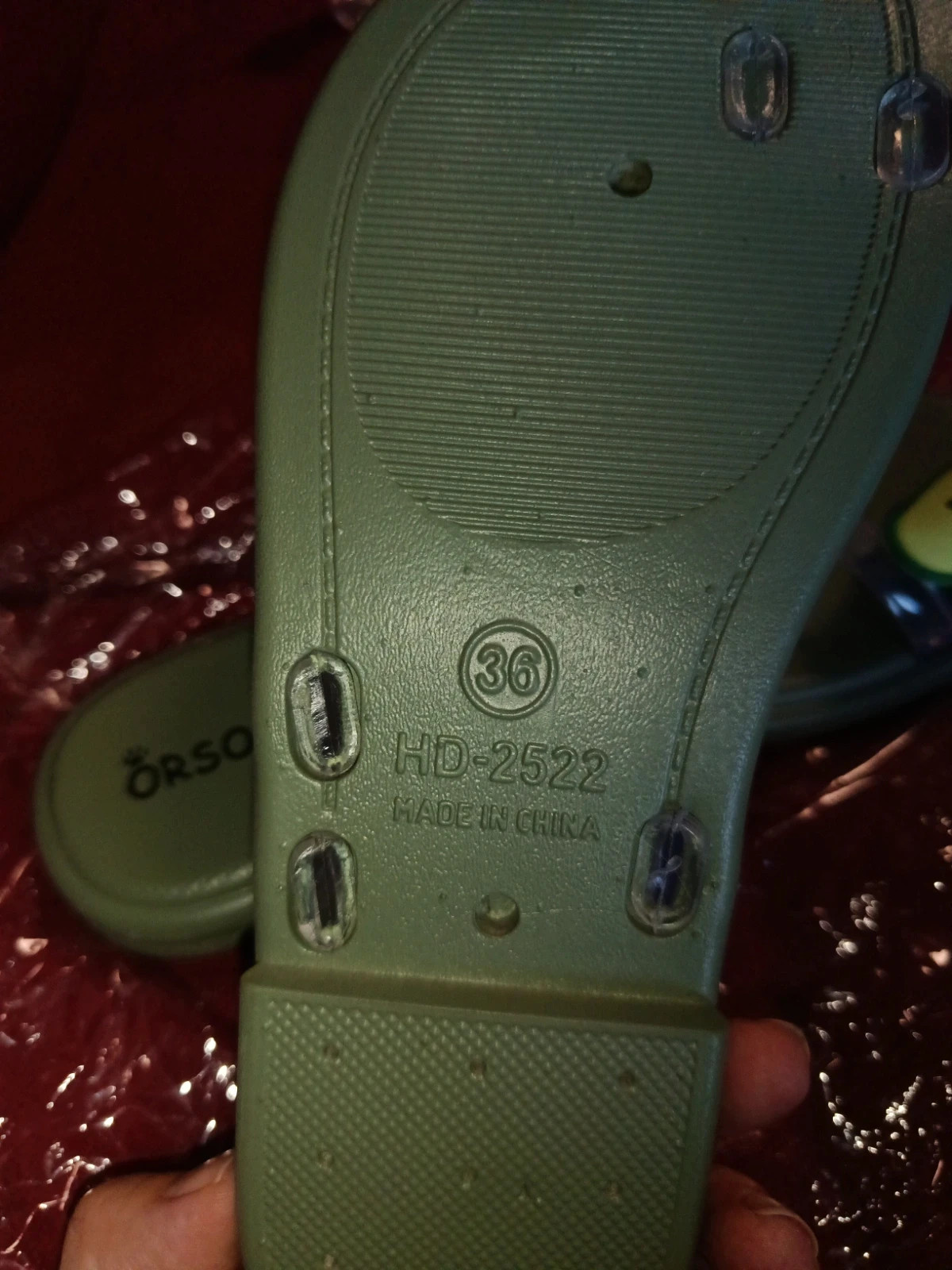 Chanclas Aguacate  – Nada – taille EU 36 4