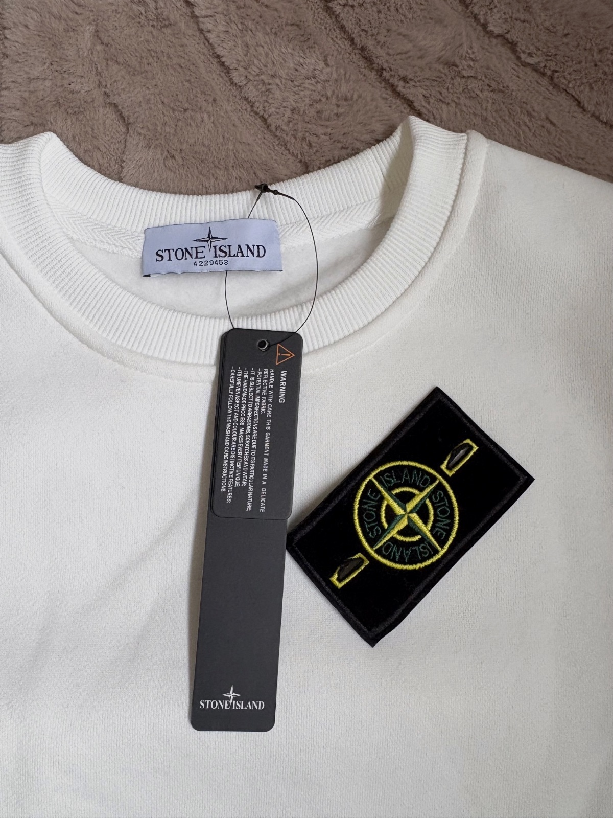 Pull stone Islande blanc taille S – Stone Island – taille S 2