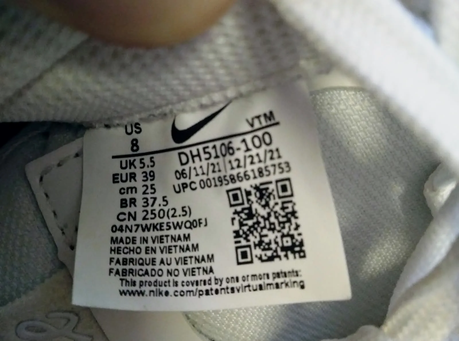 Zapatillas Nike Air Max blancas  – Nike – taille EU 39 5