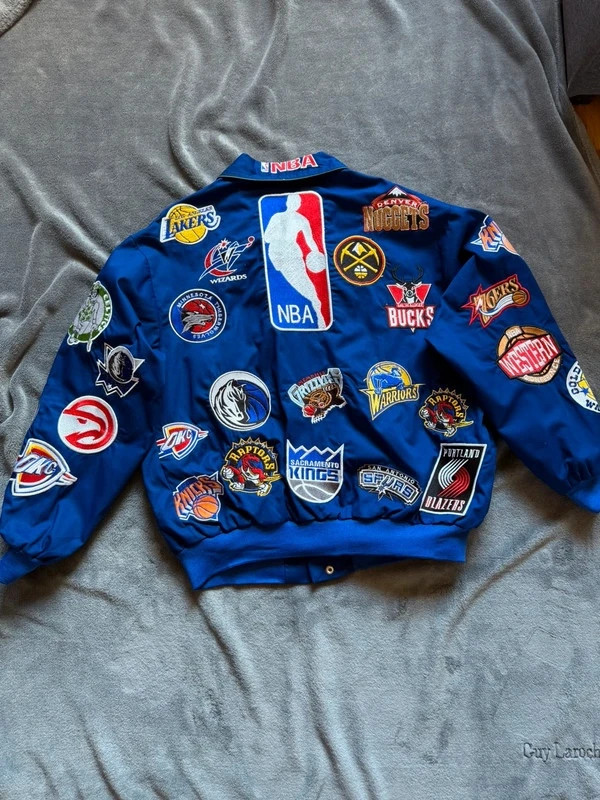 Veste style nascar jeff Hamilton design x nba rework taille XL – Jeff Hamilton – taille XL 2