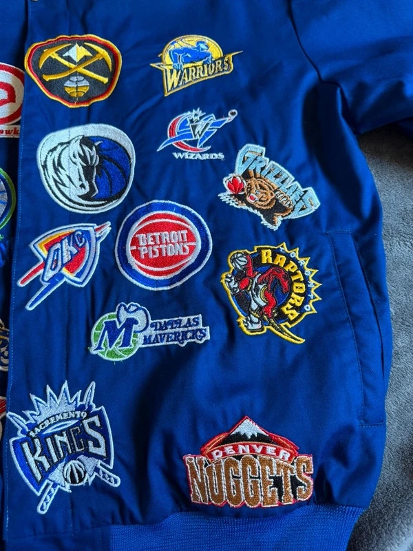 Veste style nascar jeff Hamilton design x nba rework taille XL – Jeff Hamilton – taille XL 5