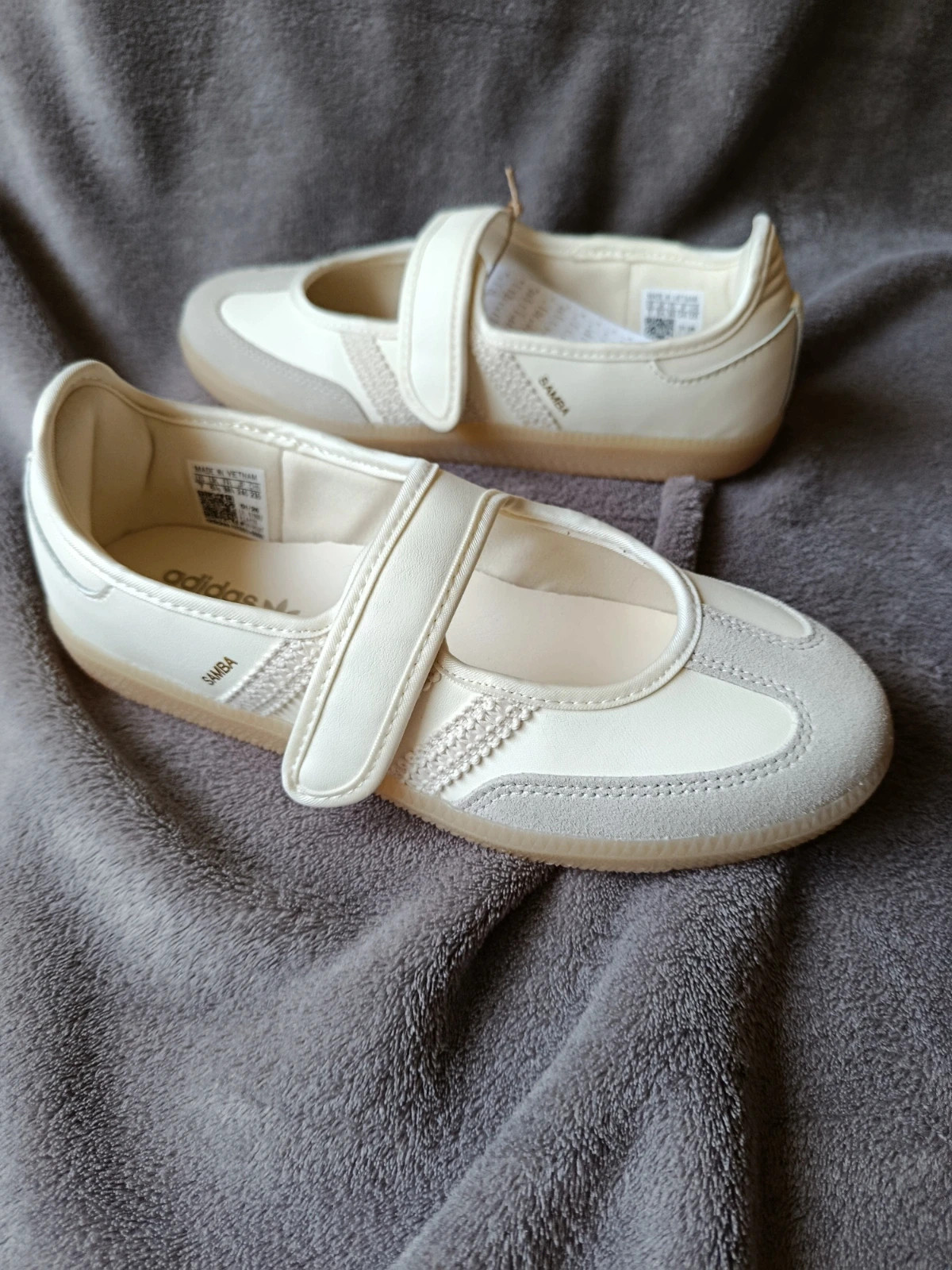 Adidas Ballerines Samba Jane cream white gum Taille 38 2 /3 eu