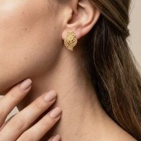 Boucles d'oreilles coraçao de viana