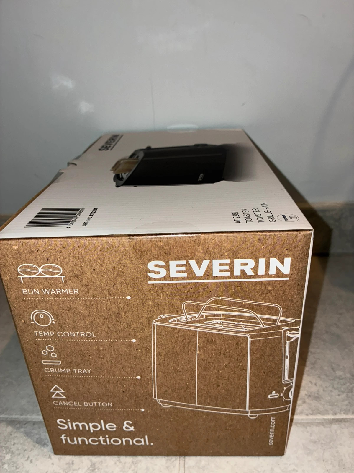 Grille pain neuf jamais ouvert – Severin 3
