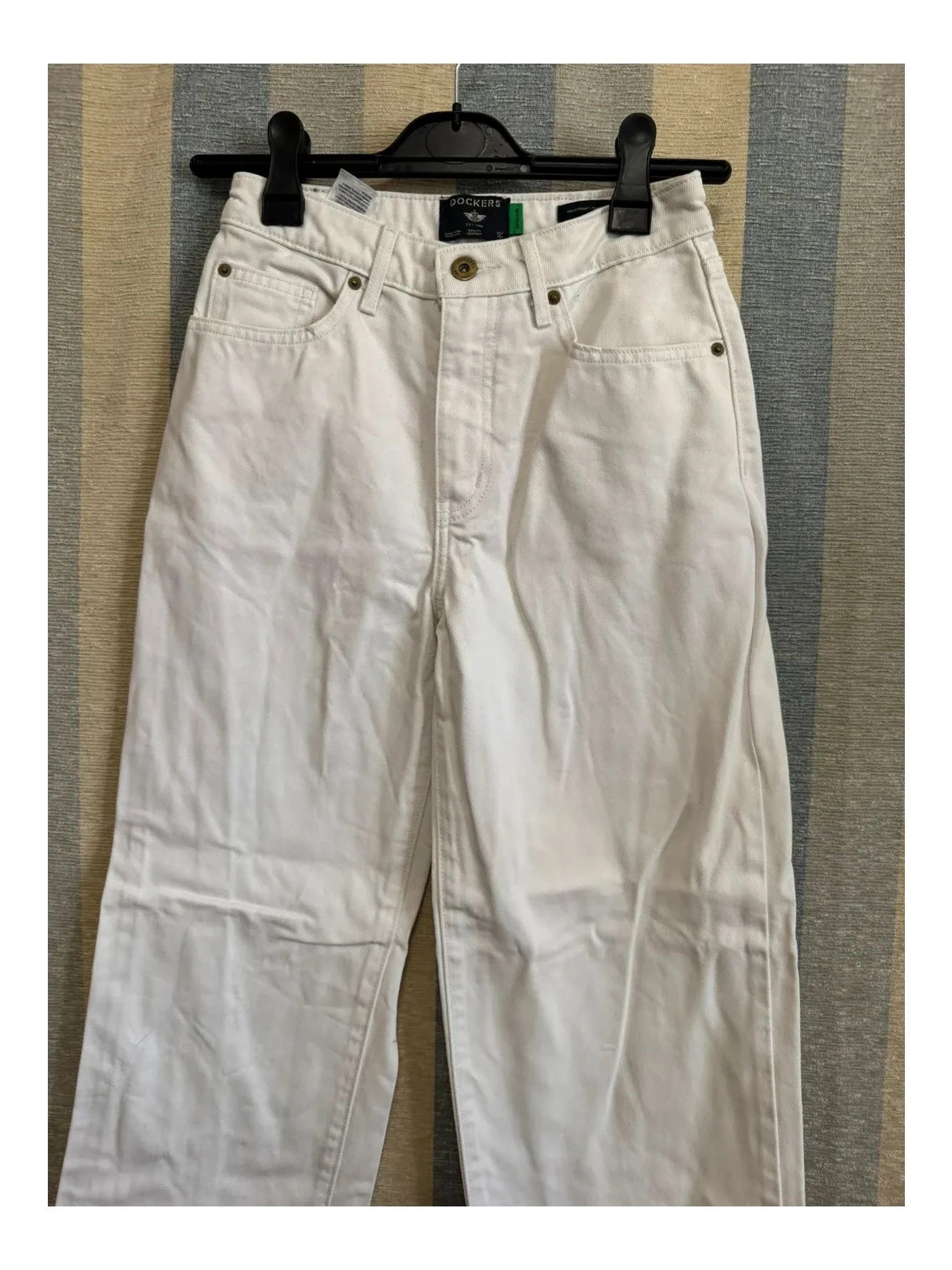 Vaquero blanco boyfriend de dockers talla W25 📀 – Dockers – taille XS / 34 / 6 3