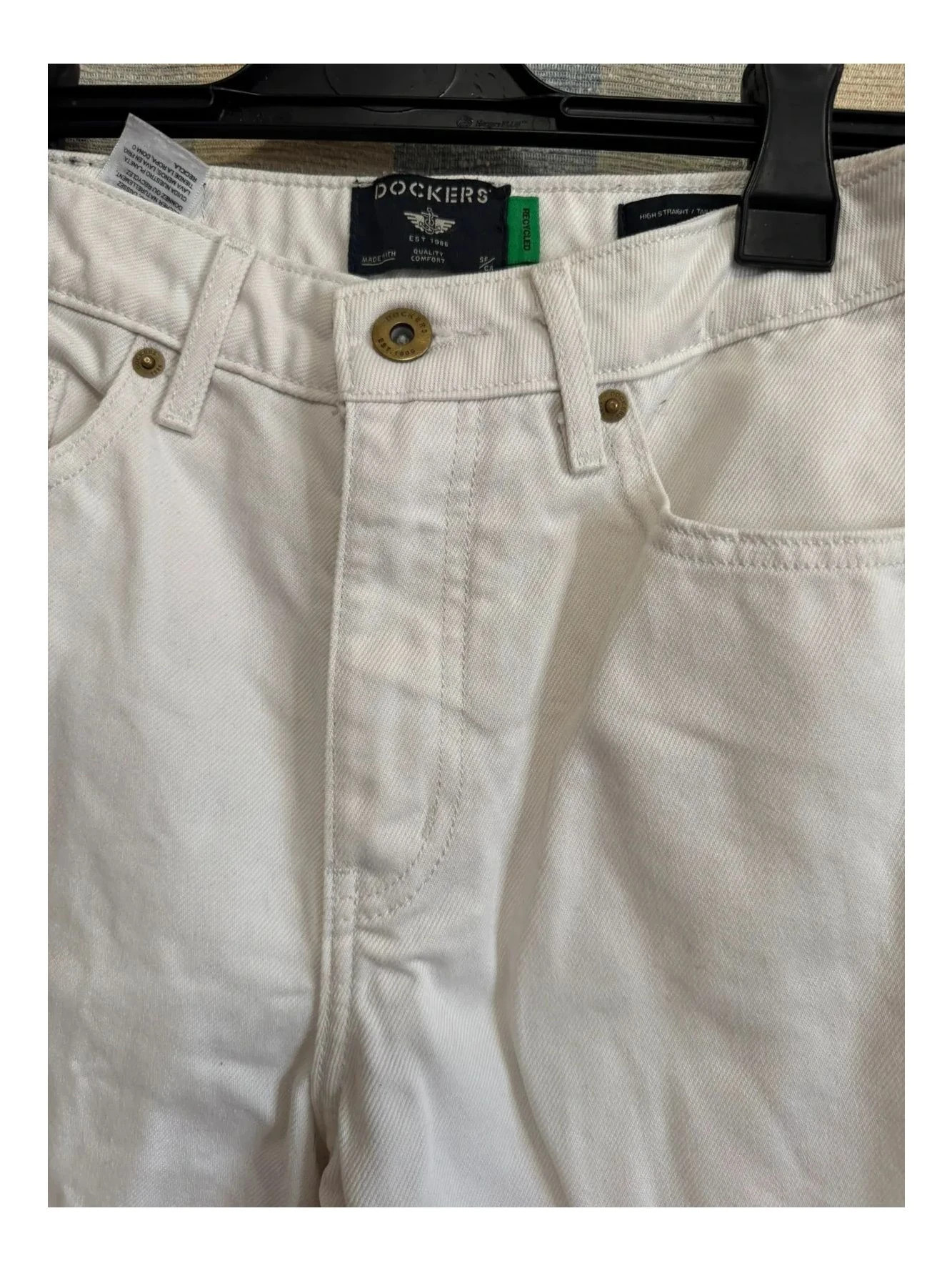 Vaquero blanco boyfriend de dockers talla W25 📀 – Dockers – taille XS / 34 / 6 4
