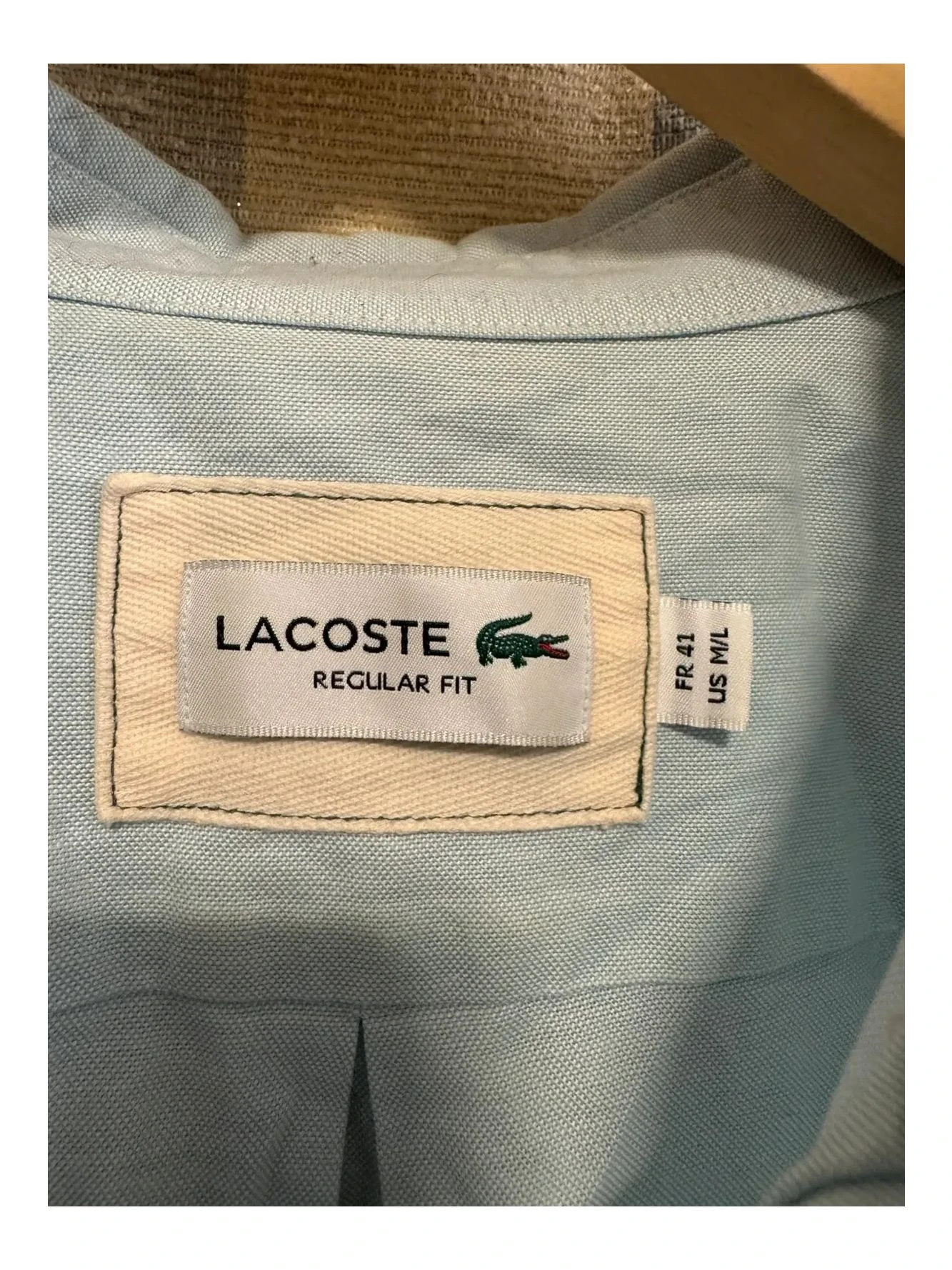 Camisa algodón de Lacoste talla 41 📀 – Lacoste – taille 41 cm 5