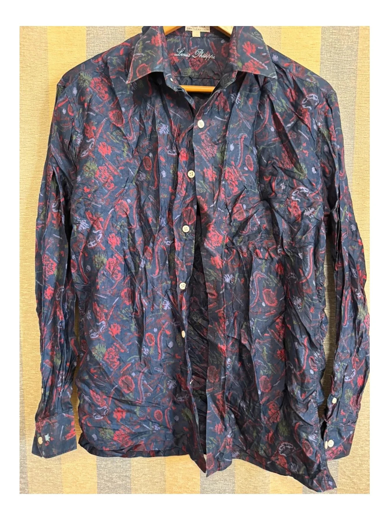 Camisa 10% seda vintage Louis Philippe talla 40 📀 – Louis Philippe – taille 40 cm 2