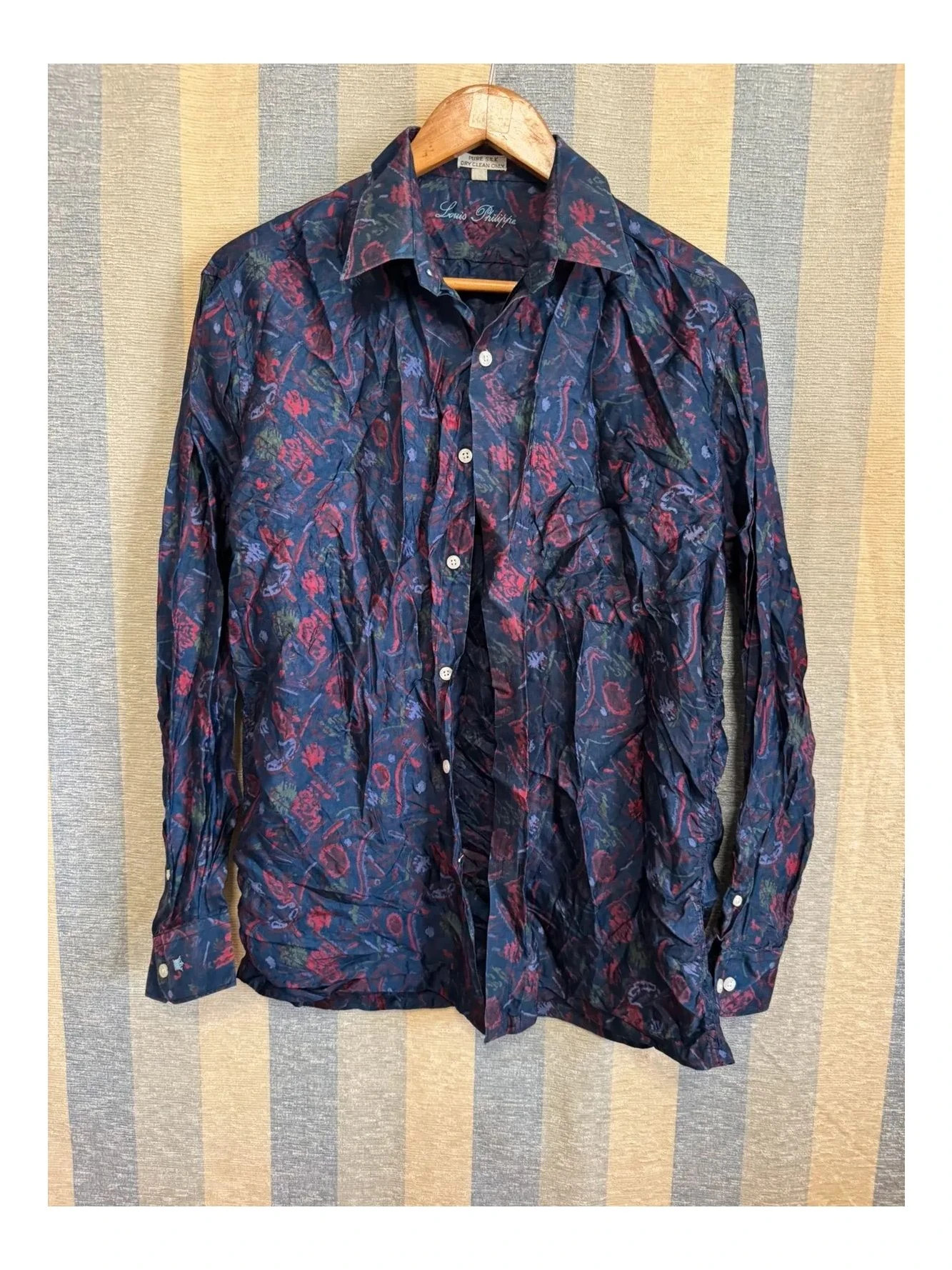 Camisa 10% seda vintage Louis Philippe talla 40 📀 – Louis Philippe – taille 40 cm