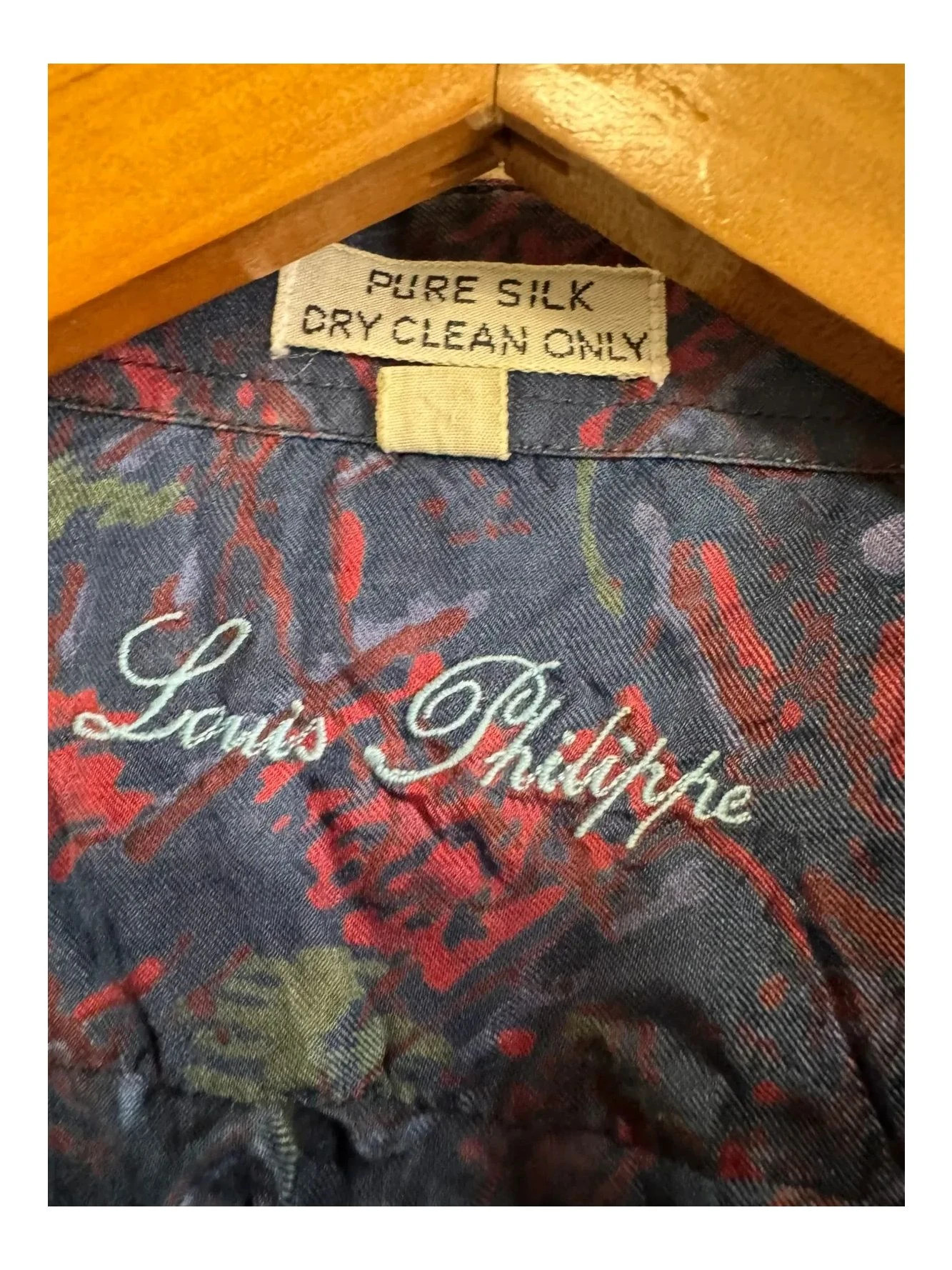 Camisa 10% seda vintage Louis Philippe talla 40 📀 – Louis Philippe – taille 40 cm 4