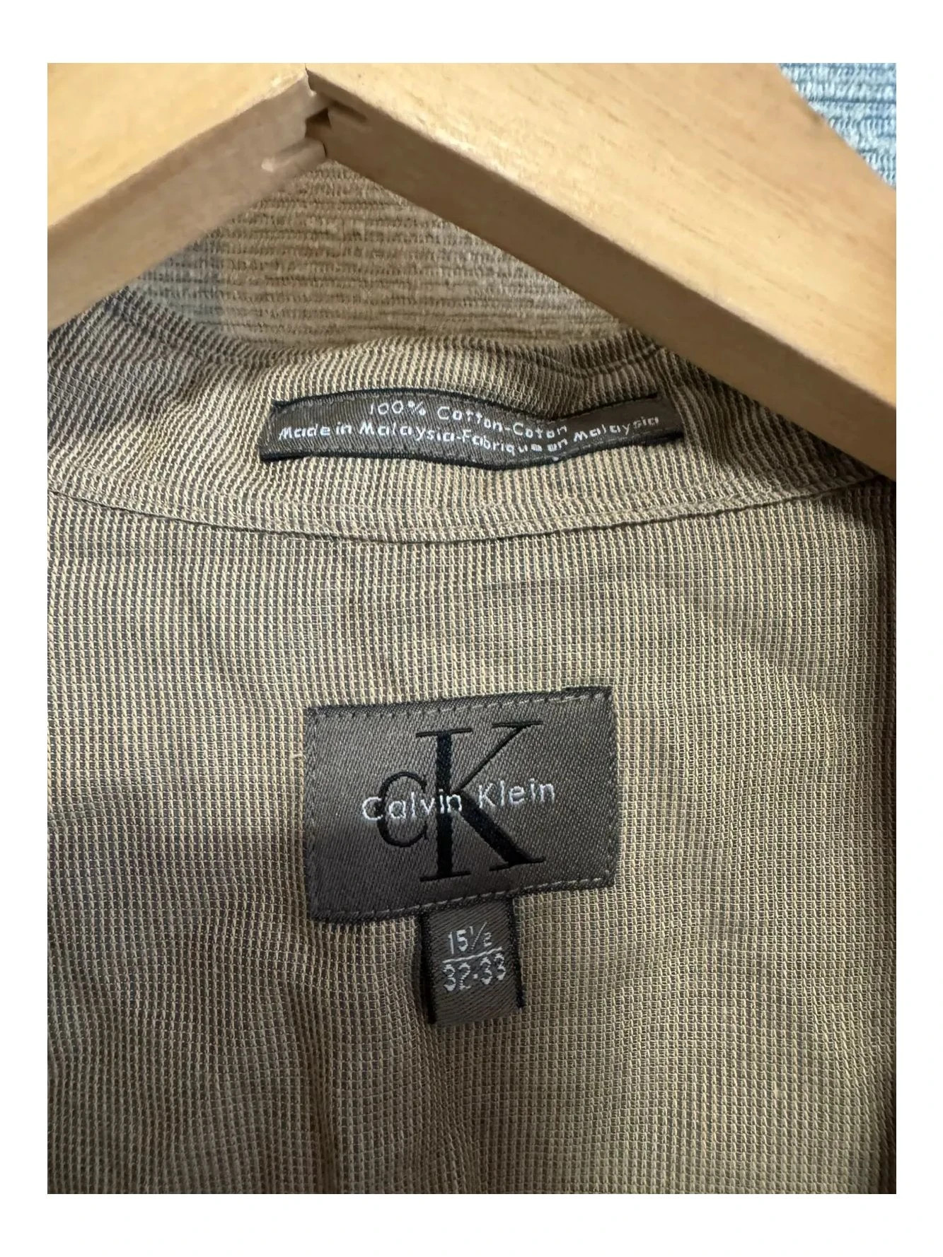 Camisa vintage de Calvin Klein talla 15/5📀 – Calvin Klein – taille 39 cm 4
