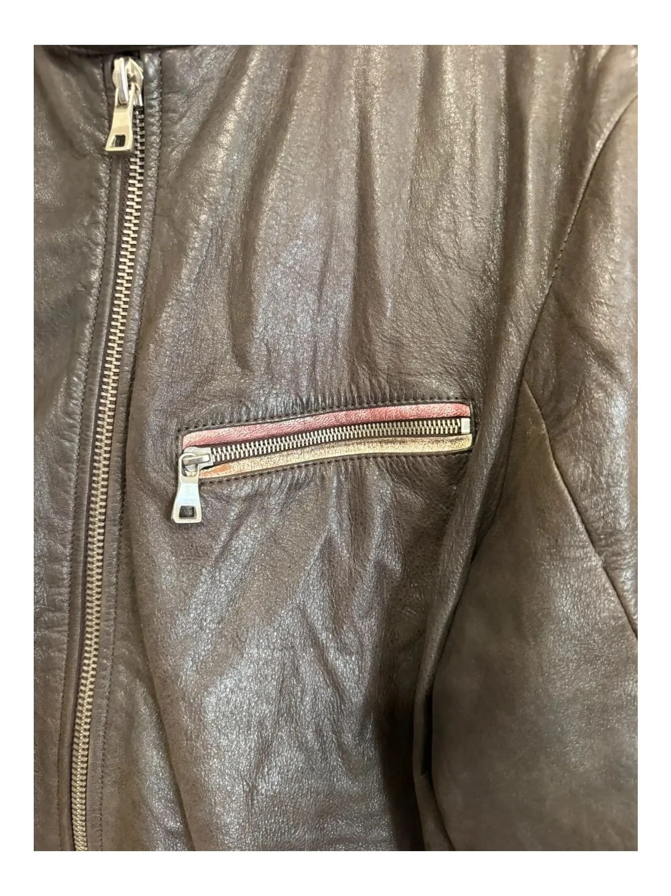 Chaqueta piel vintage de Springfield talla L 📀 – SPF – taille L 4