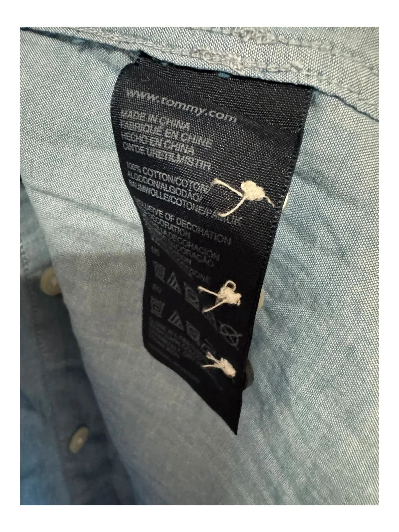 Camisa hombre algodón de Tommy Hilfiger 📀 – Tommy Hilfiger – taille M 5